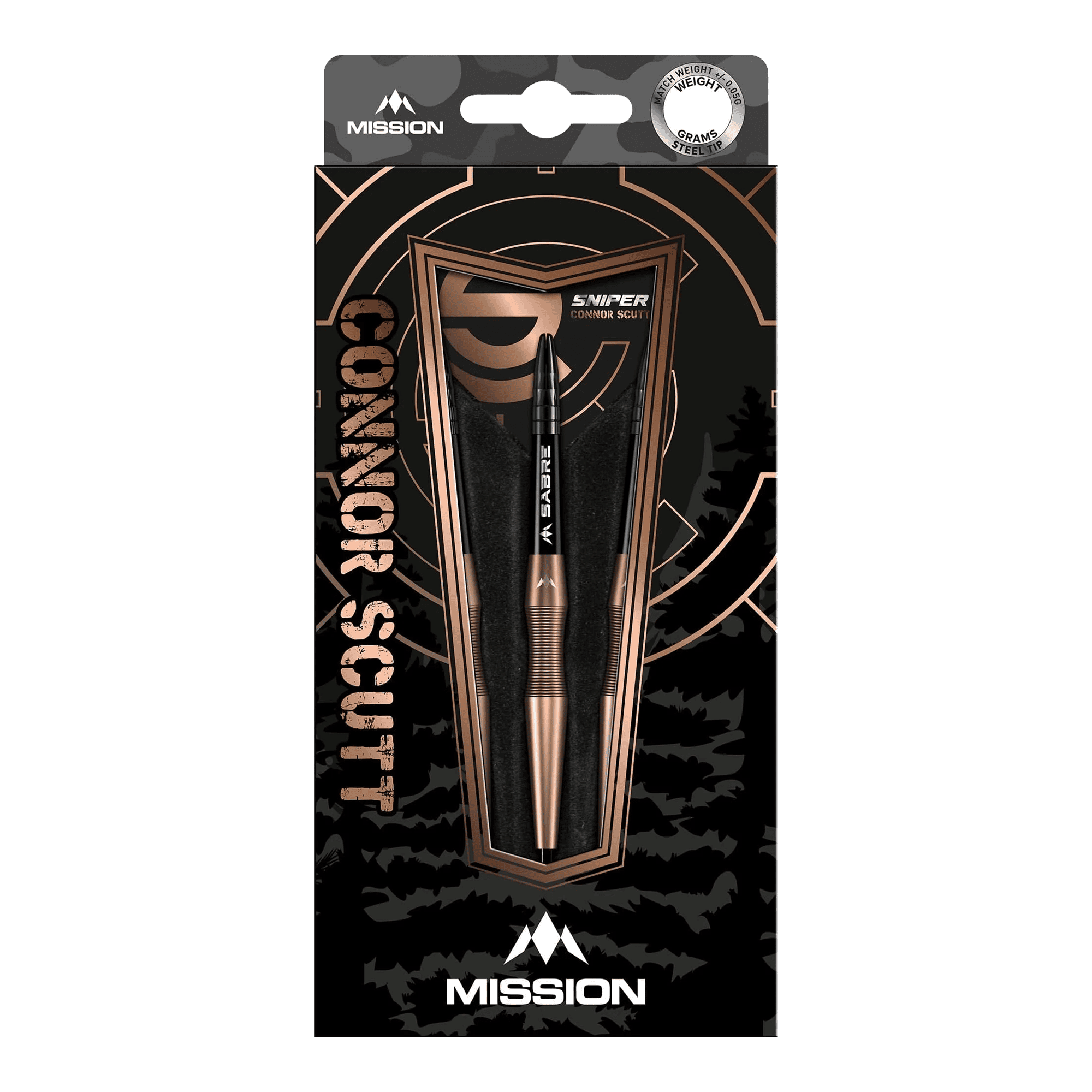 Mission Connor Scutt Sniper Steeldarts - 24g