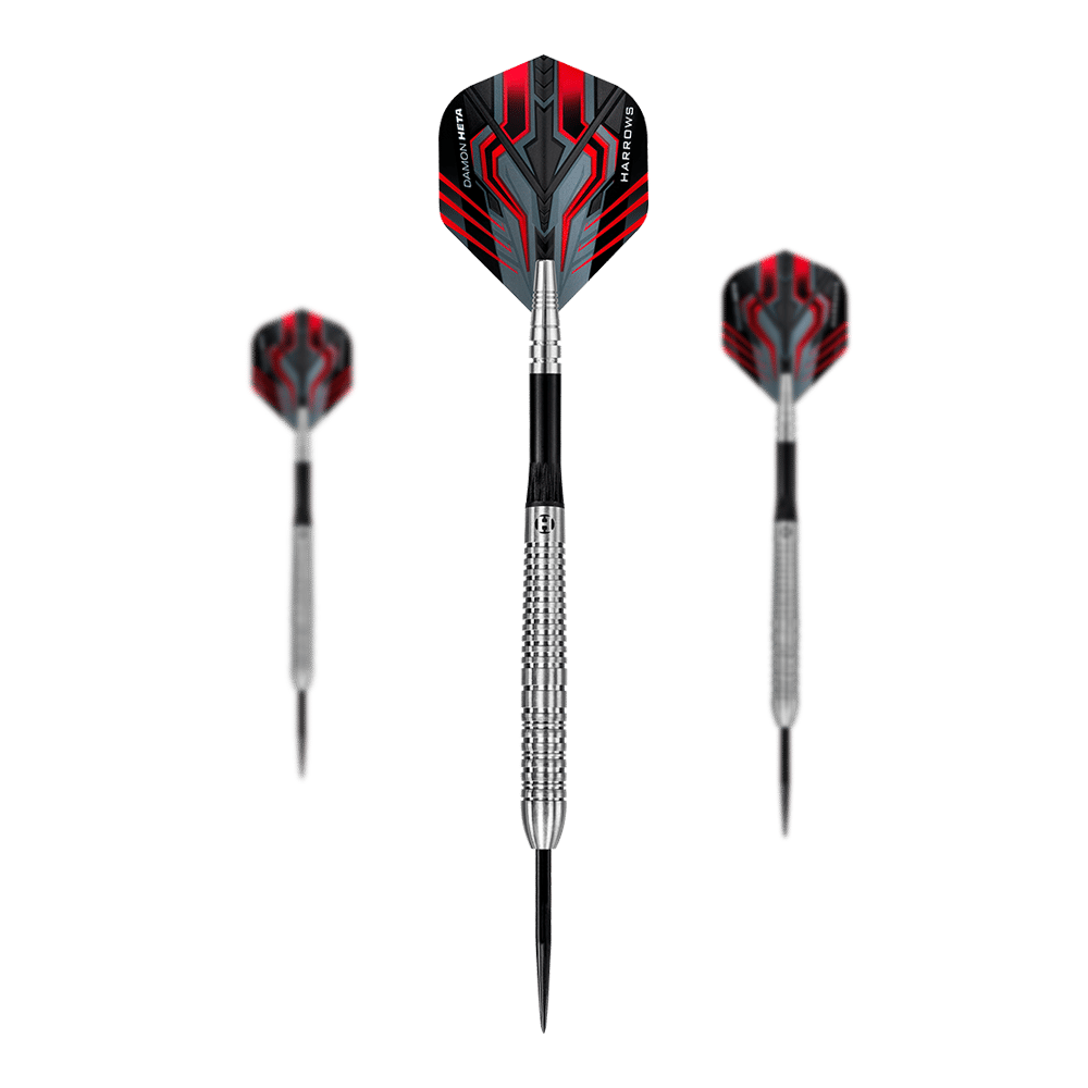 Harrows Damon Heta Natural steel darts