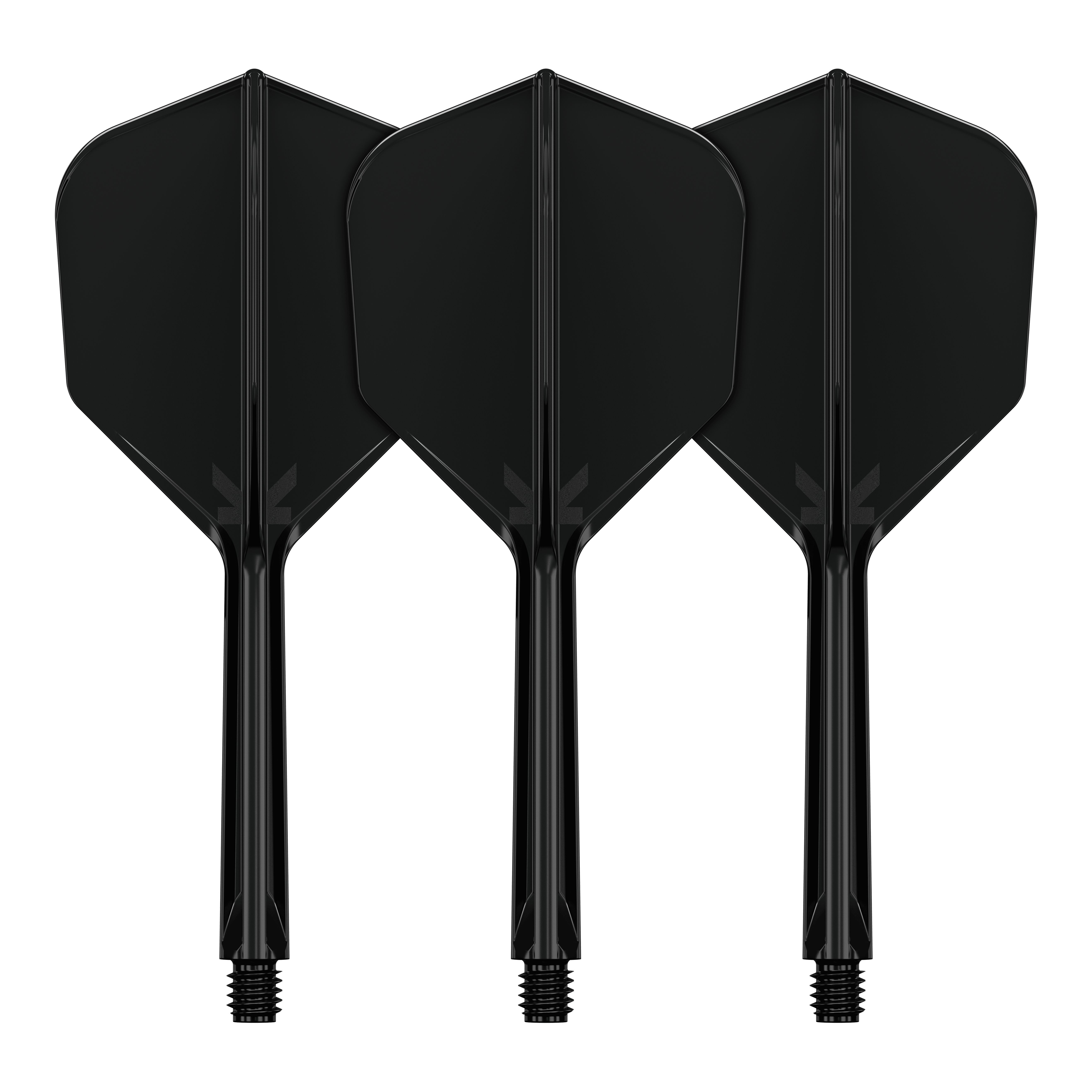 Target K-Flex No6 Flight System - Black Das Bild zeigt das Flight-System Target K-Flex No6 in Schwarz mit 33 mm Länge. Dieses Produkt eignet sich als Ersatzteil für Dartpfeile.
