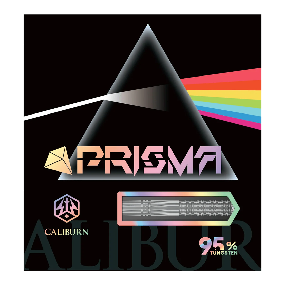 Caliburn Prisma P2 soft darts - 20g Auf dem Bild sind die Caliburn Prisma P2 Softdarts in der 20g Variante zu sehen. Das Produkt besticht durch sein attraktives Design und seine Qualität.