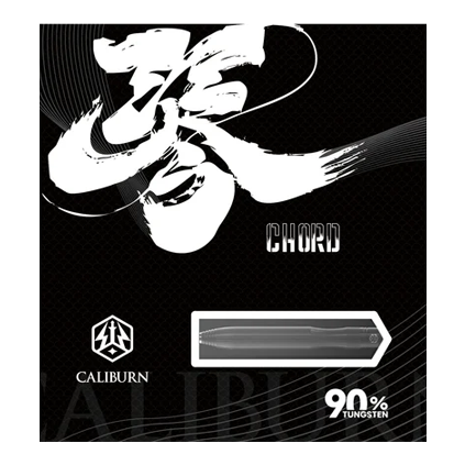 Caliburn Chord C1 steel darts - 21.5g Abgebildet ist der Caliburn Chord C1 Steeldart mit 21,5g. Der Dartpfeil liegt auf einem neutralen Hintergrund.