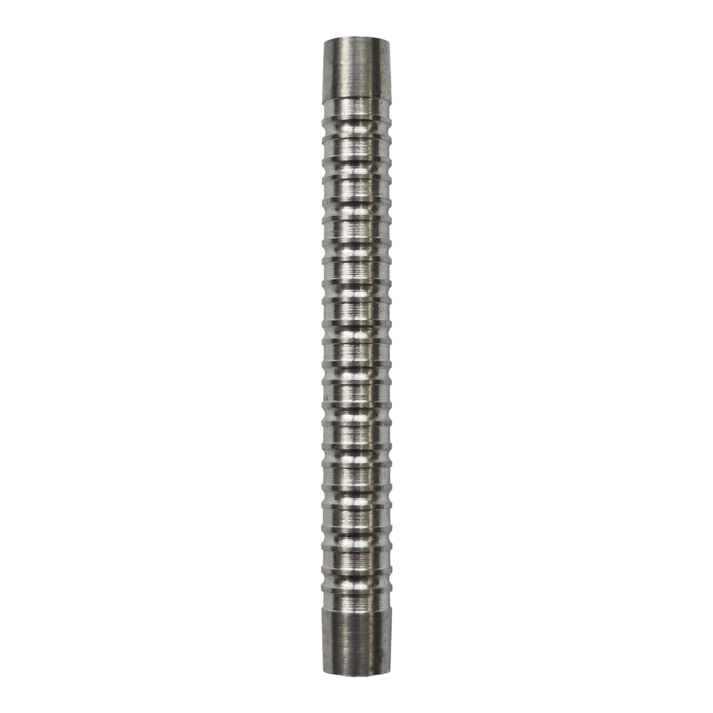 Gezeigt wird ein McDart Double Ring Softdart Barrels - 18g. Dieses Dart-Barrel hat eine auffällige doppelte Ringstruktur.