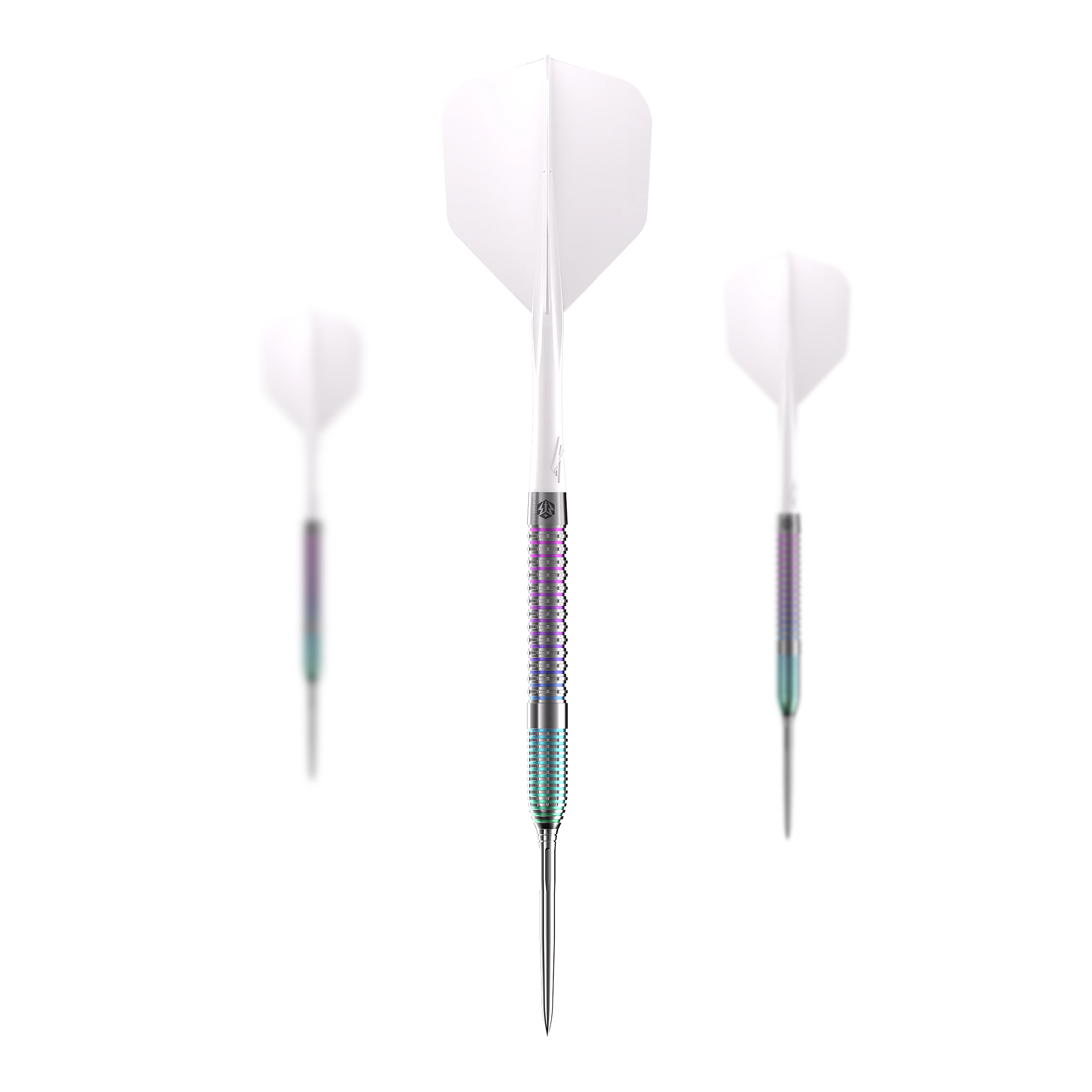 Abgebildet ist das Set der Caliburn Big Cats Ozelot Steeldarts mit 23 Gramm. Das Set besteht aus mehreren hochwertigen Darts.