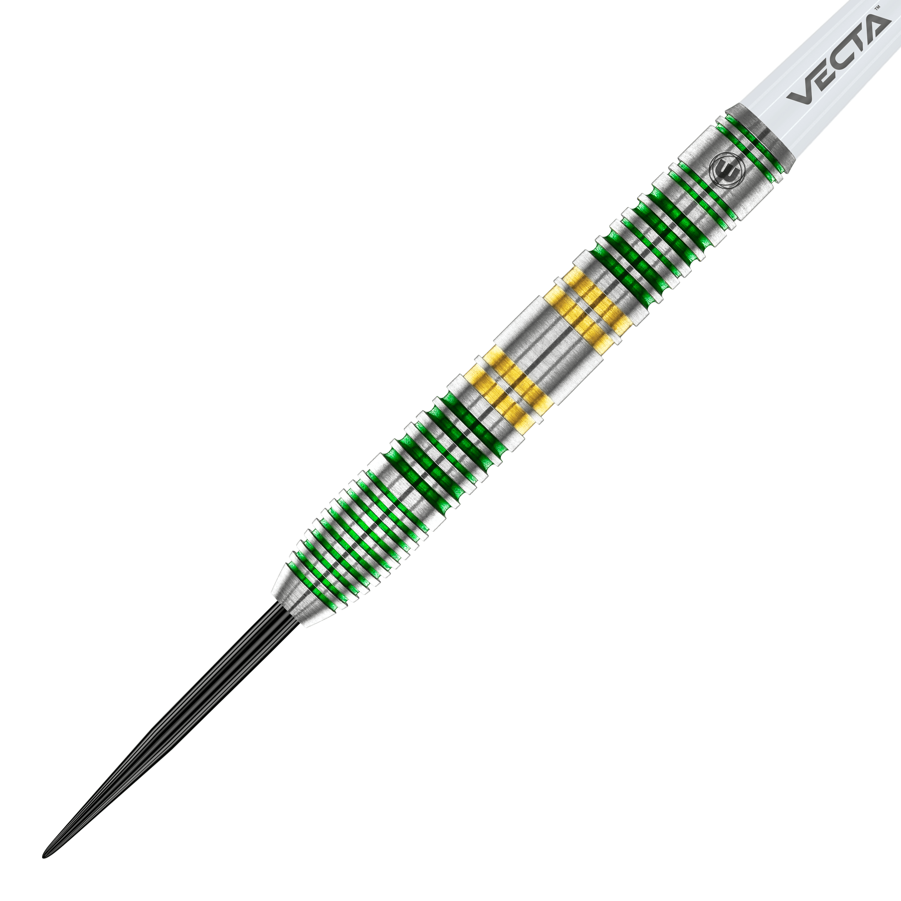 Winmau Xenon Steeldarts Mehrere Winmau Xenon Steeldarts sind im Bild zu sehen. Die Oberfläche spiegelt das Licht.