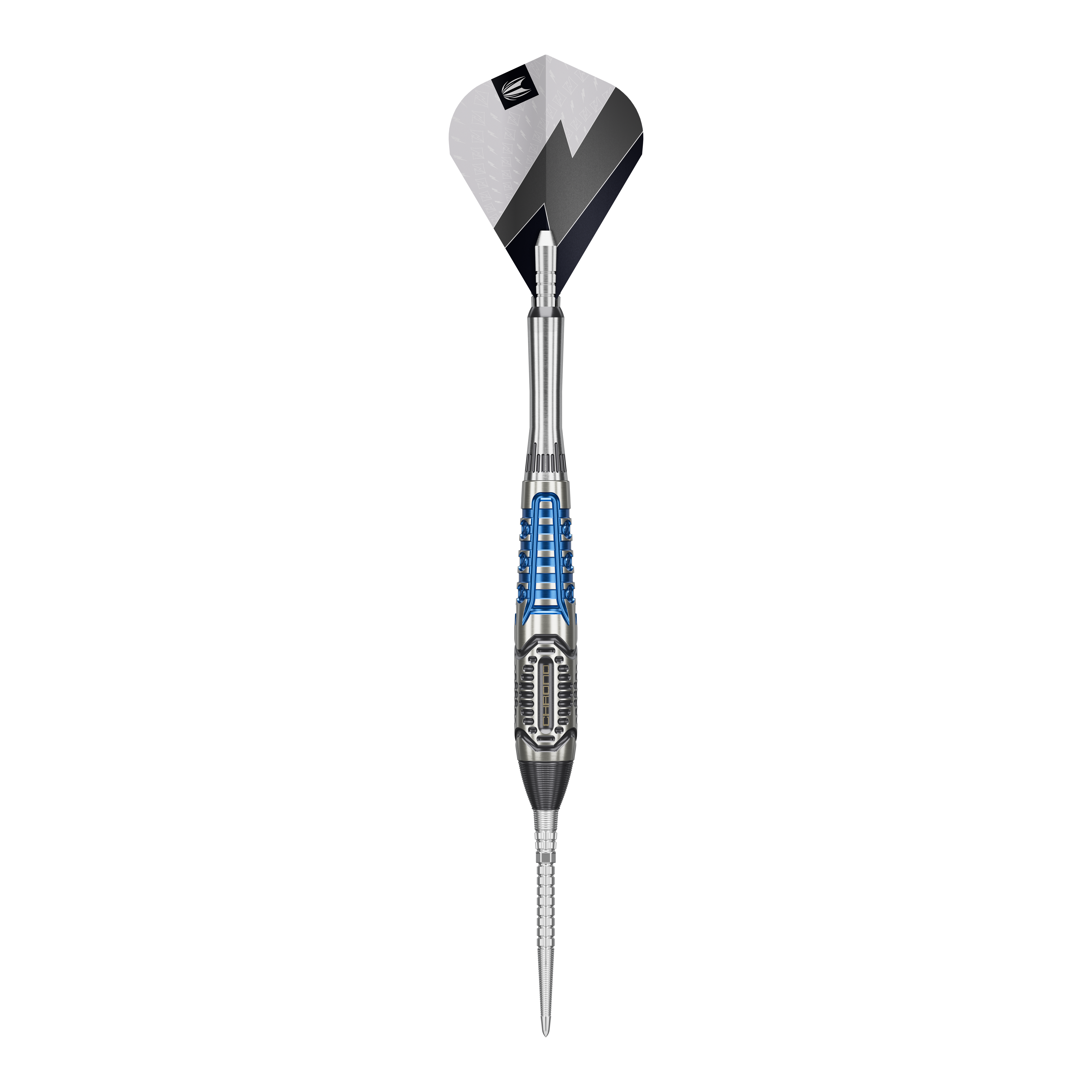 Target Phil Taylor Power X Chrono Swiss Points steel darts Das Bild zeigt die Target Phil Taylor Power X Chrono Swiss Points Steeldarts. Die Darts sind für Präzision und Leistung konzipiert.