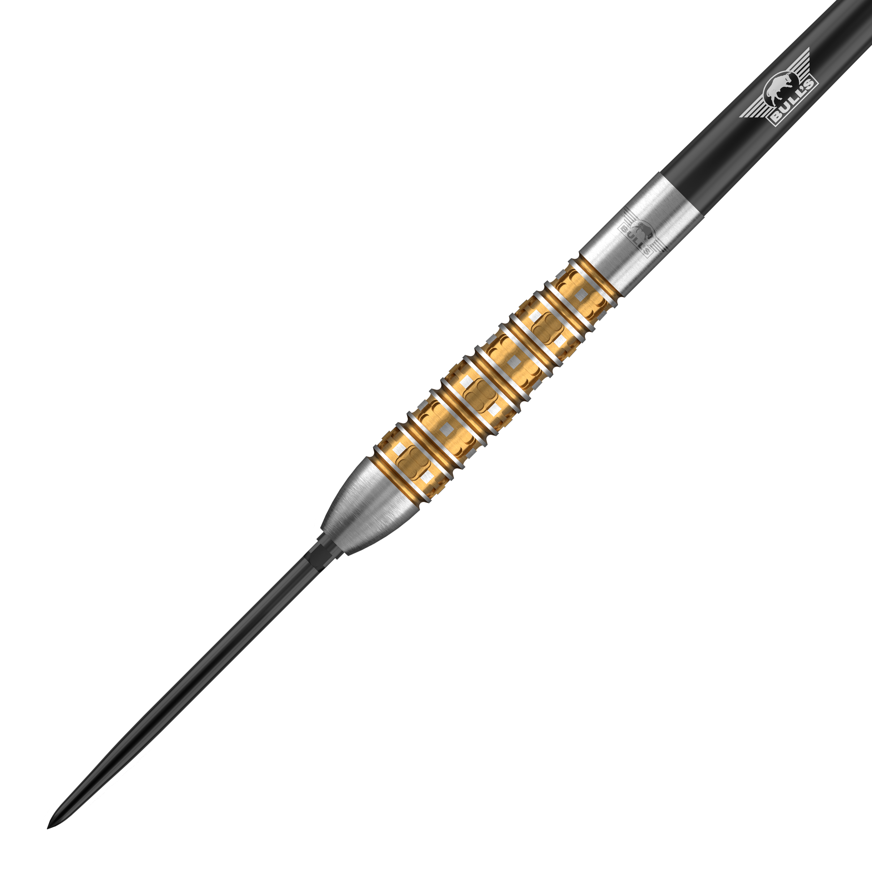 Bulls NL Vintage Bomb Convertible Points Steel Darts Das Bild zeigt die Bulls NL Vintago Bomb Convertible Point Steeldarts. Die Steeldarts sind für Dartspieler geeignet.