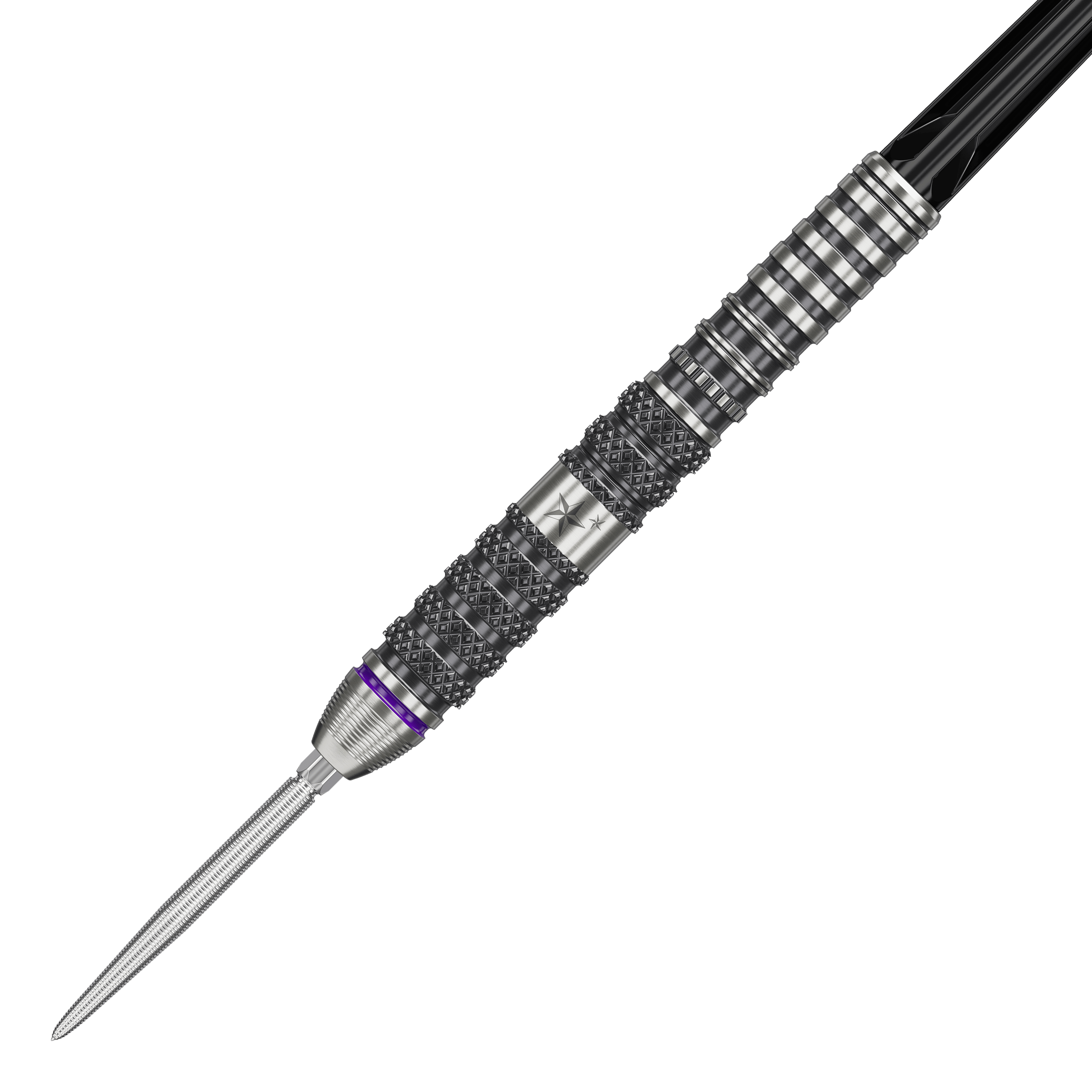 Das Bild zeigt die Target Japan Yuta Hayashi Sirius Swiss Point Steeldarts mit einem Gewicht von 23 Gramm. Die Darts sind speziell für professionelle Ansprüche entwickelt.