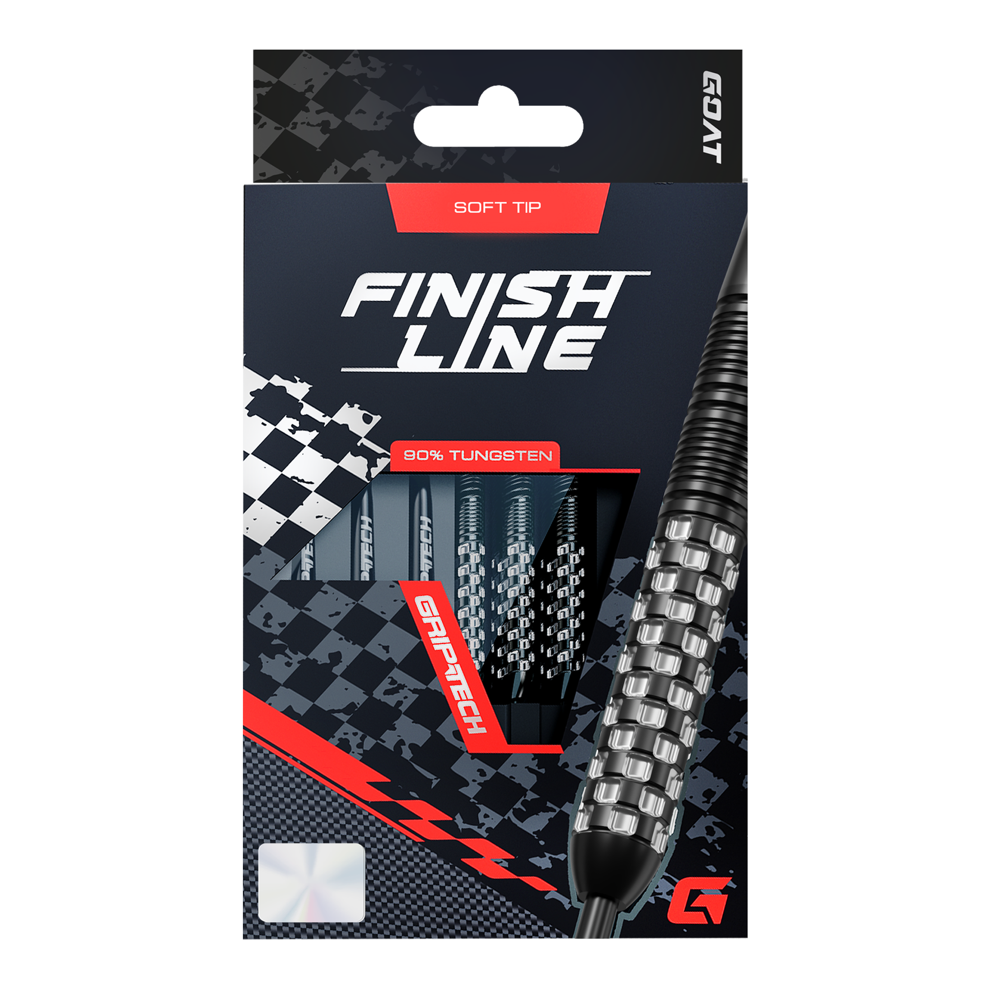 GOAT Finish Line Soft Darts - 20g Das Produkt GOAT Finish Line Tungsten Softdarts - 20g ist auf diesem Bild dargestellt. Die Darts bieten gute Kontrolle beim Werfen.