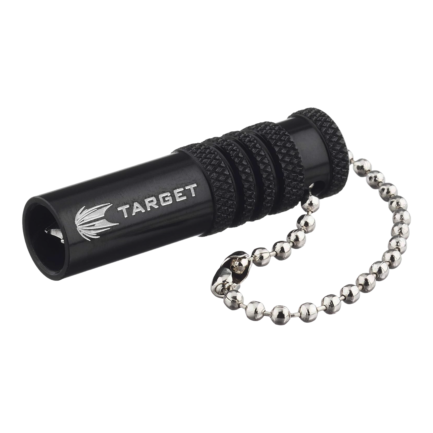Abgebildet ist das Target Extractor Tool Shaftrestentferner in Schwarz. Es handelt sich um ein Werkzeug zum Entfernen von Dart Shafts.