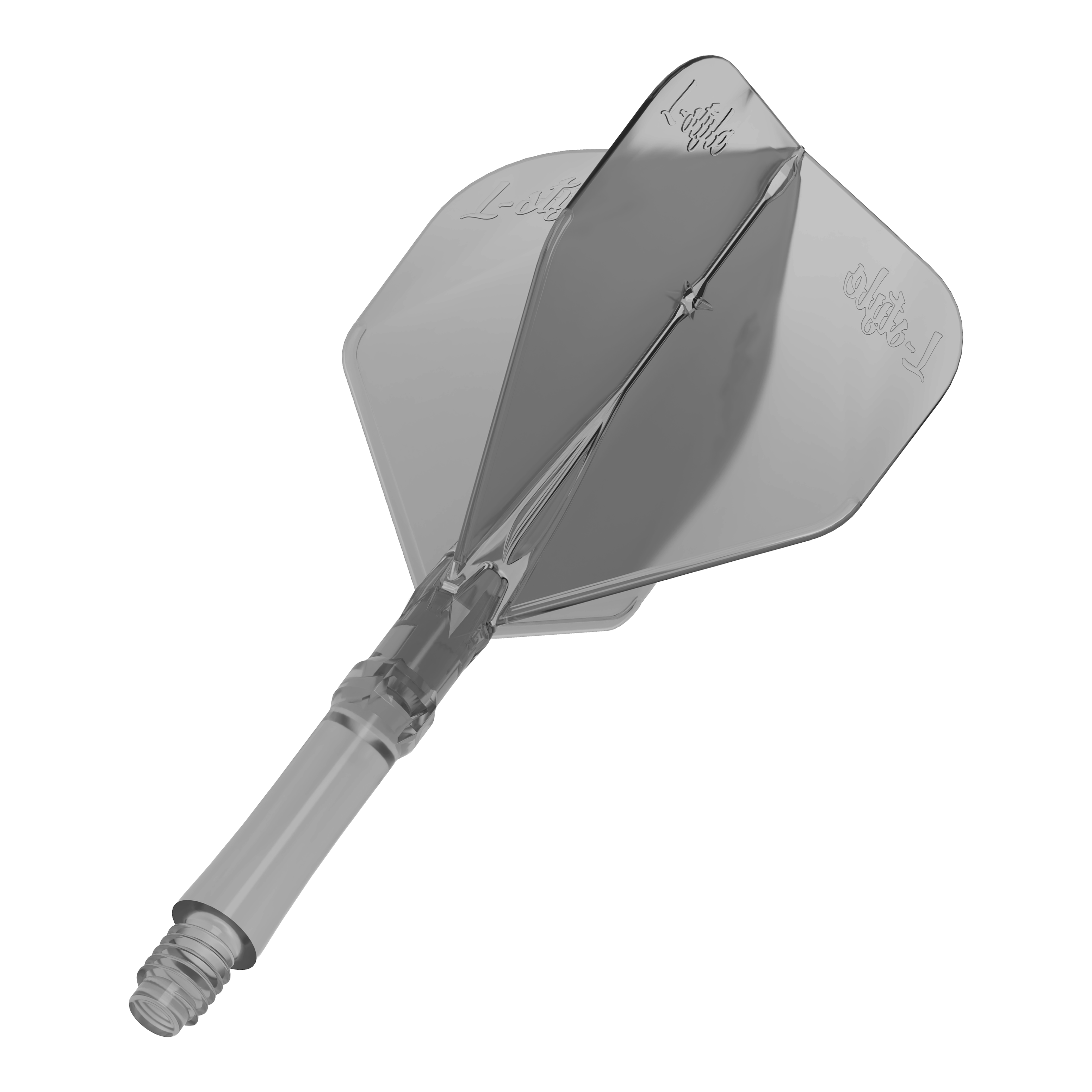 L-Style L-System Flights - Clear Black Zu sehen sind die L-Style L-System Flights - Clear Black. Die Flights sind schwarz-transparent und für Darts geeignet.