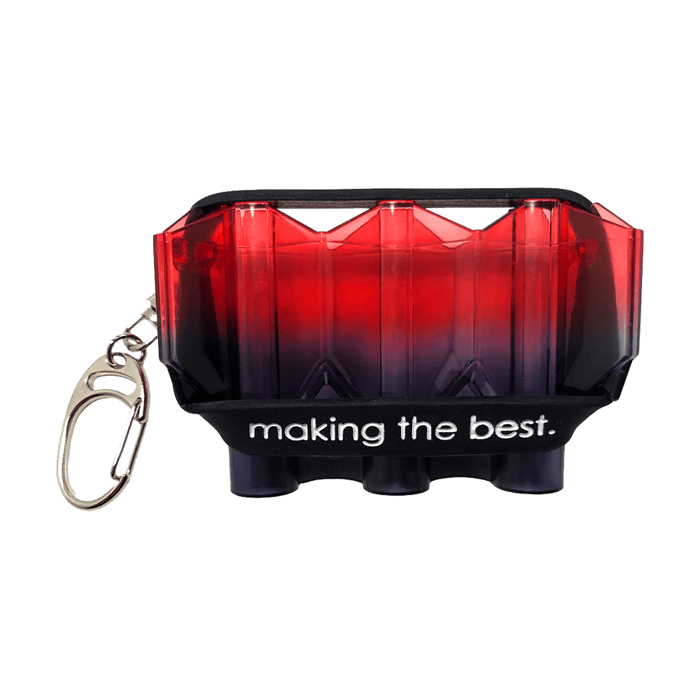 L-Style N9 Crystal Two Tone Flight Case - Red Eye