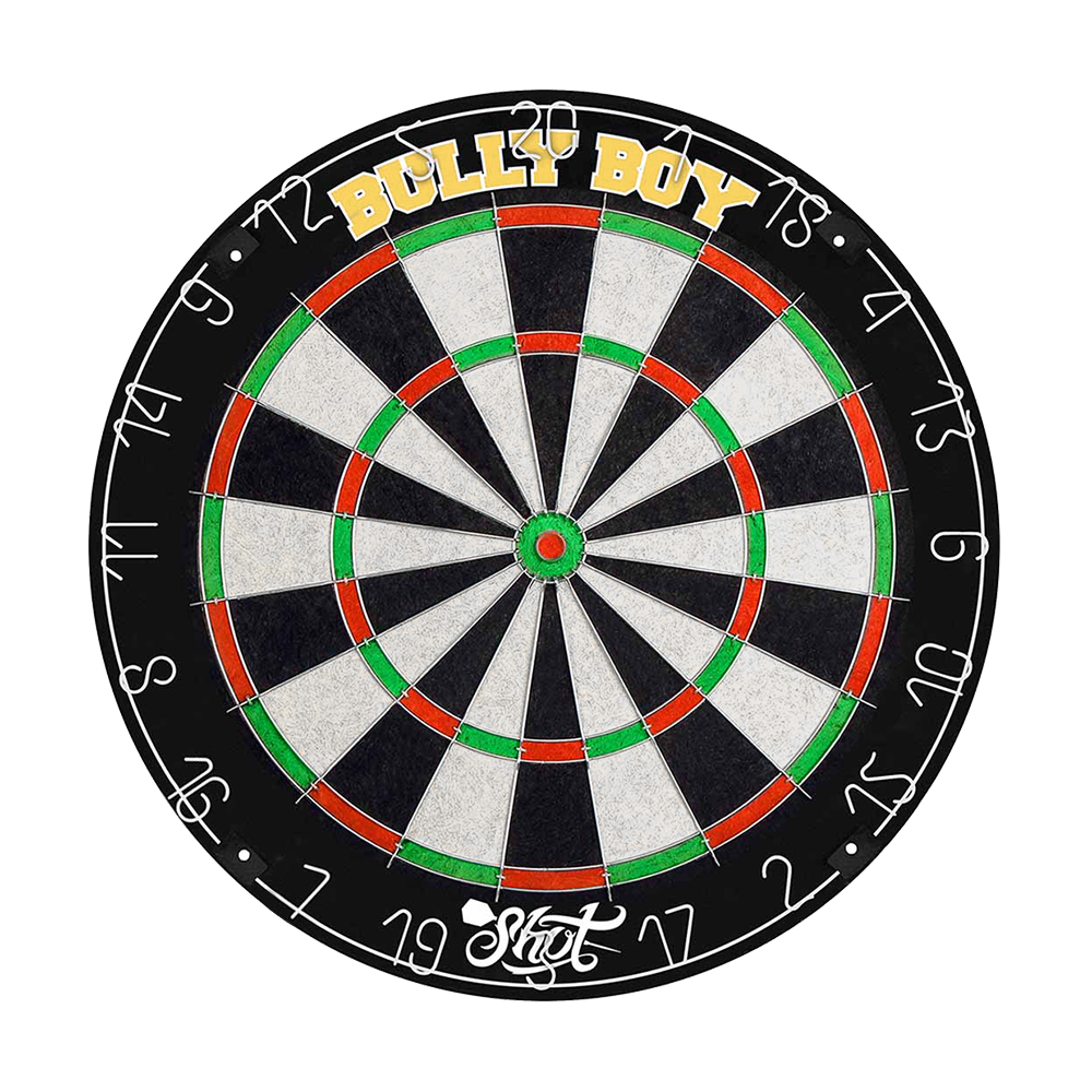 Shot Michael Smith Bully Boy Bristle steel dart board