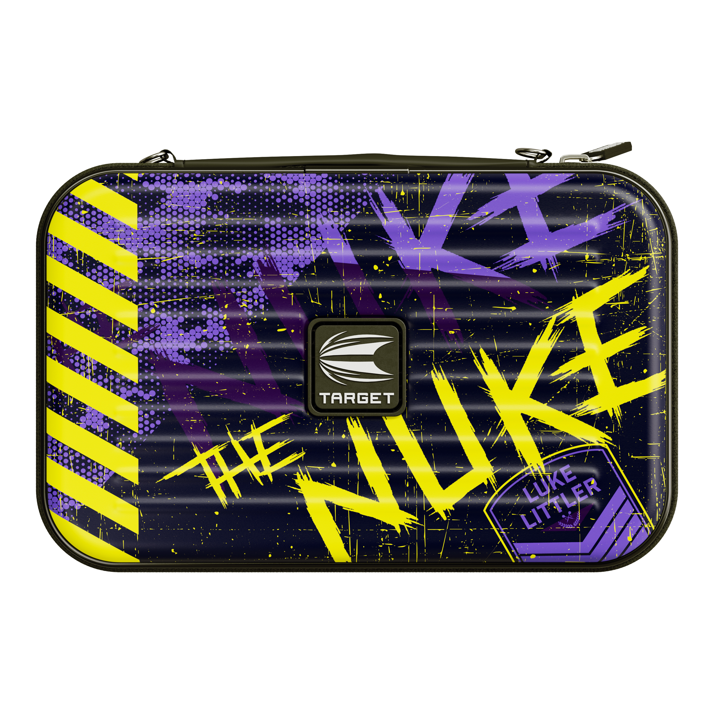 Target Takoma Luke Littler XL dart case Dieses Bild zeigt das Target Takoma Luke Littler XL Dartcase. Das Case bietet Schutz und Organisation für Darts und Zubehör.