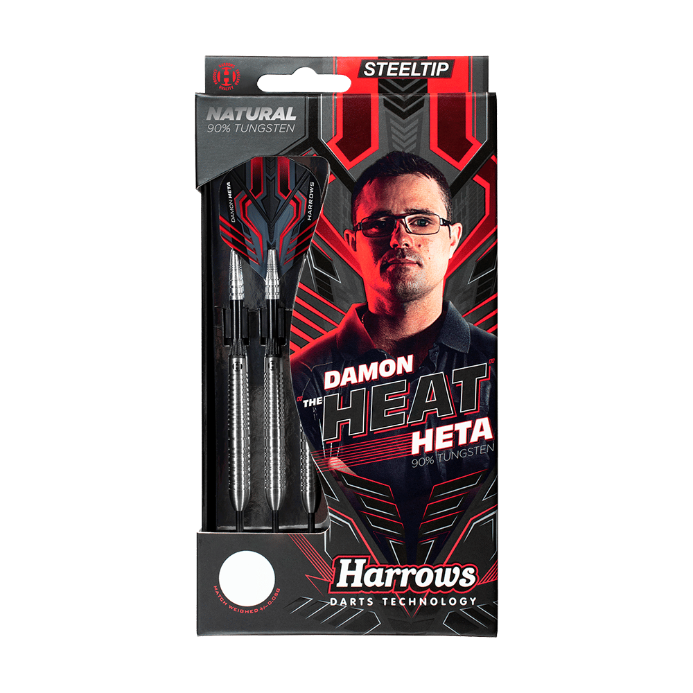 Harrows Damon Heta Natural steel darts