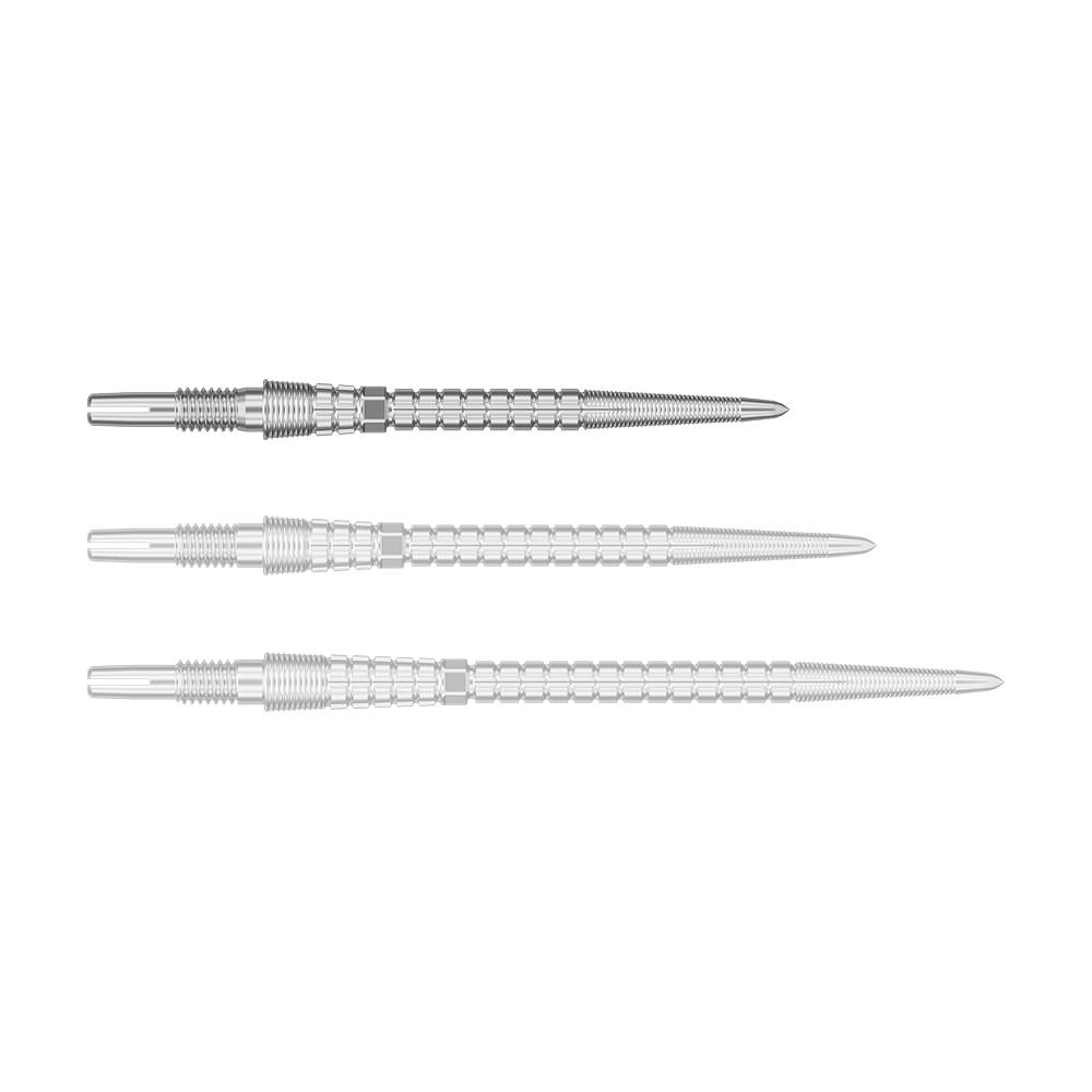 Target Chrono Swiss Storm Point Dart Tips - Silver Target Chrono Swiss Storm Point Dart Tips - Silver