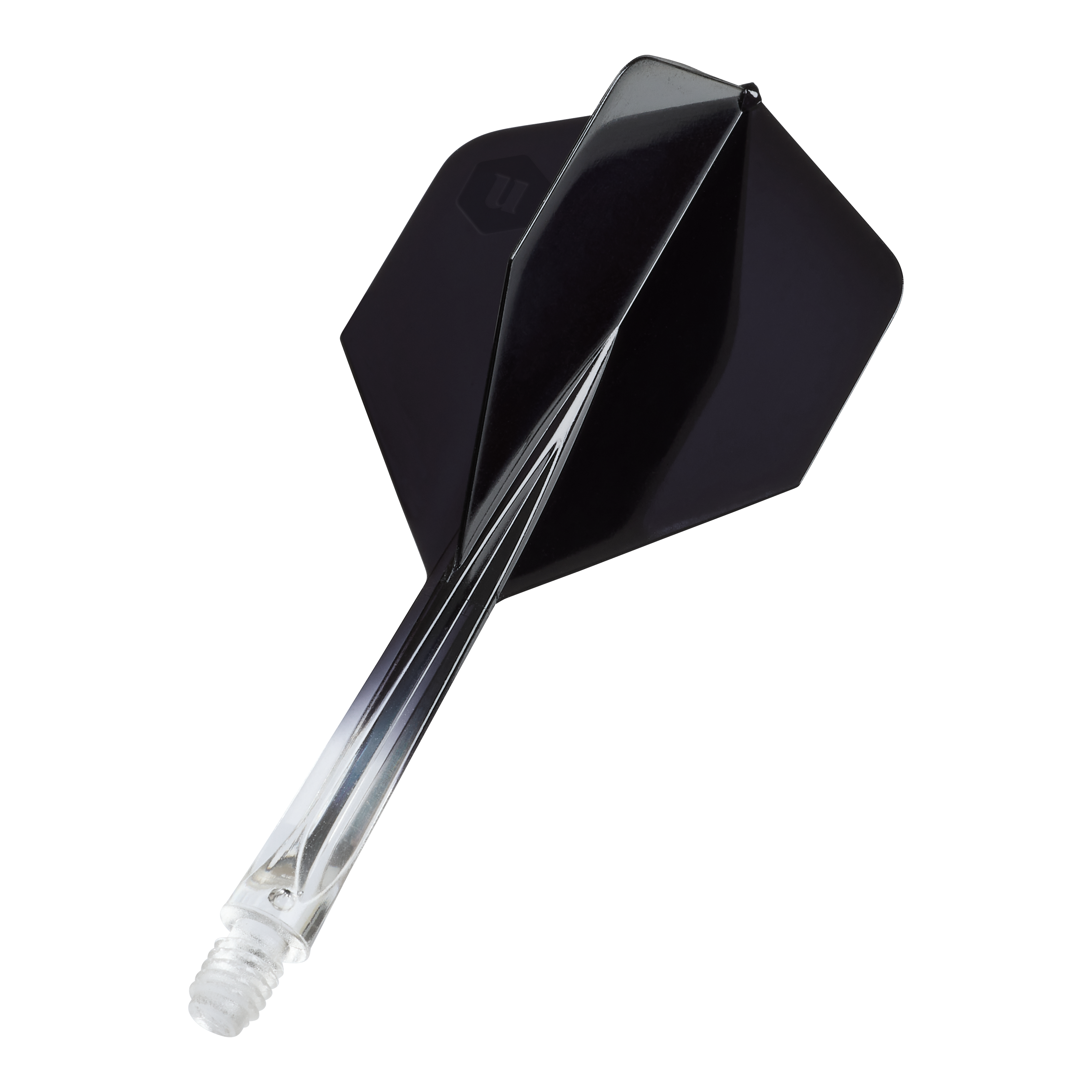 Unicorn Forge Two Tone No2 Standard Flights - Clear Black Unicorn Forge Two Tone No2 Standard Flights - Clear Black