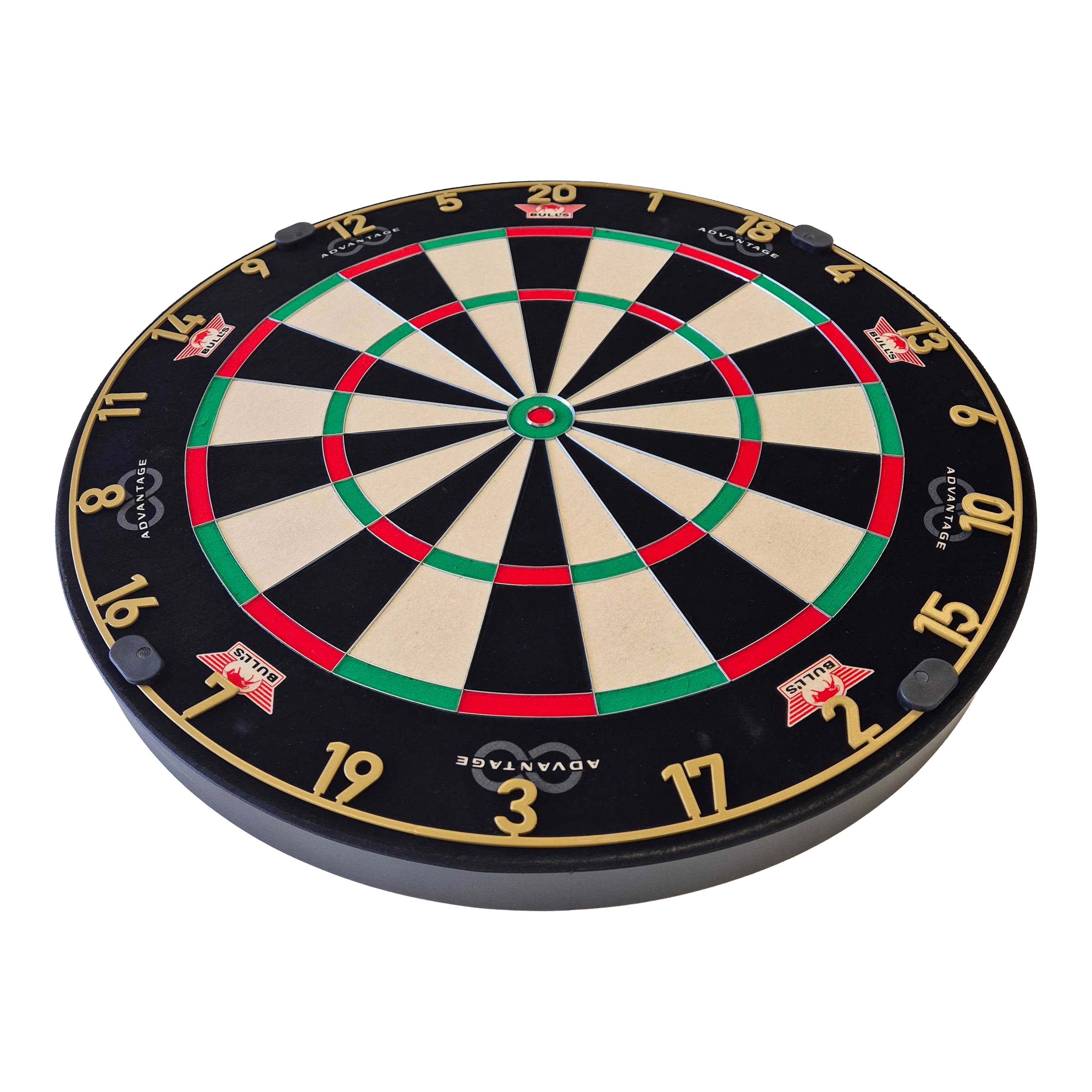 Auf dem Bild ist das Bulls NL Advantage 8 Steeldartboard zu sehen. Es eignet sich ideal für ambitionierte Dartspieler.