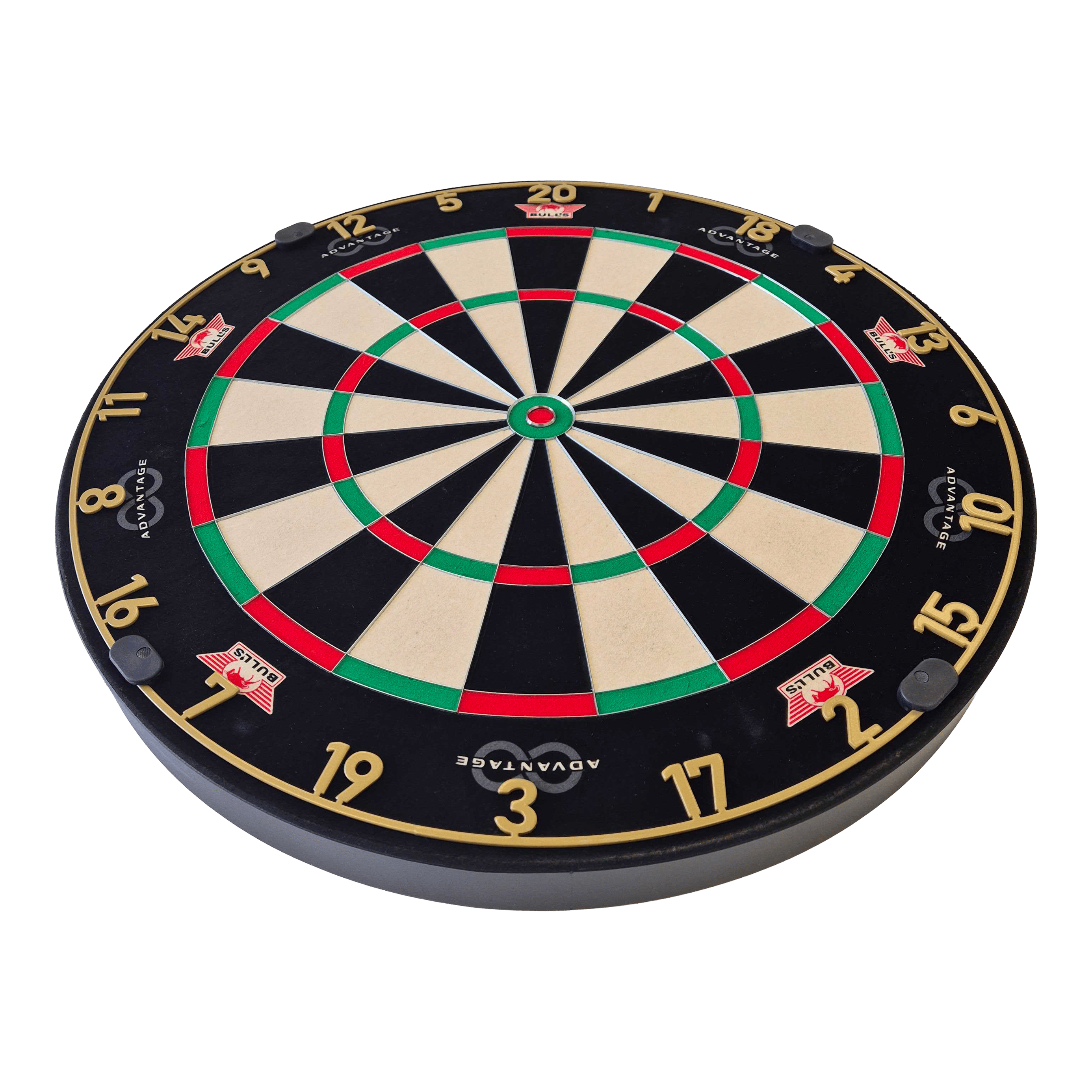 Bulls NL Advantage 8 steel dartboard Auf dem Bild ist das Bulls NL Advantage 8 Steeldartboard zu sehen. Es eignet sich ideal für ambitionierte Dartspieler.