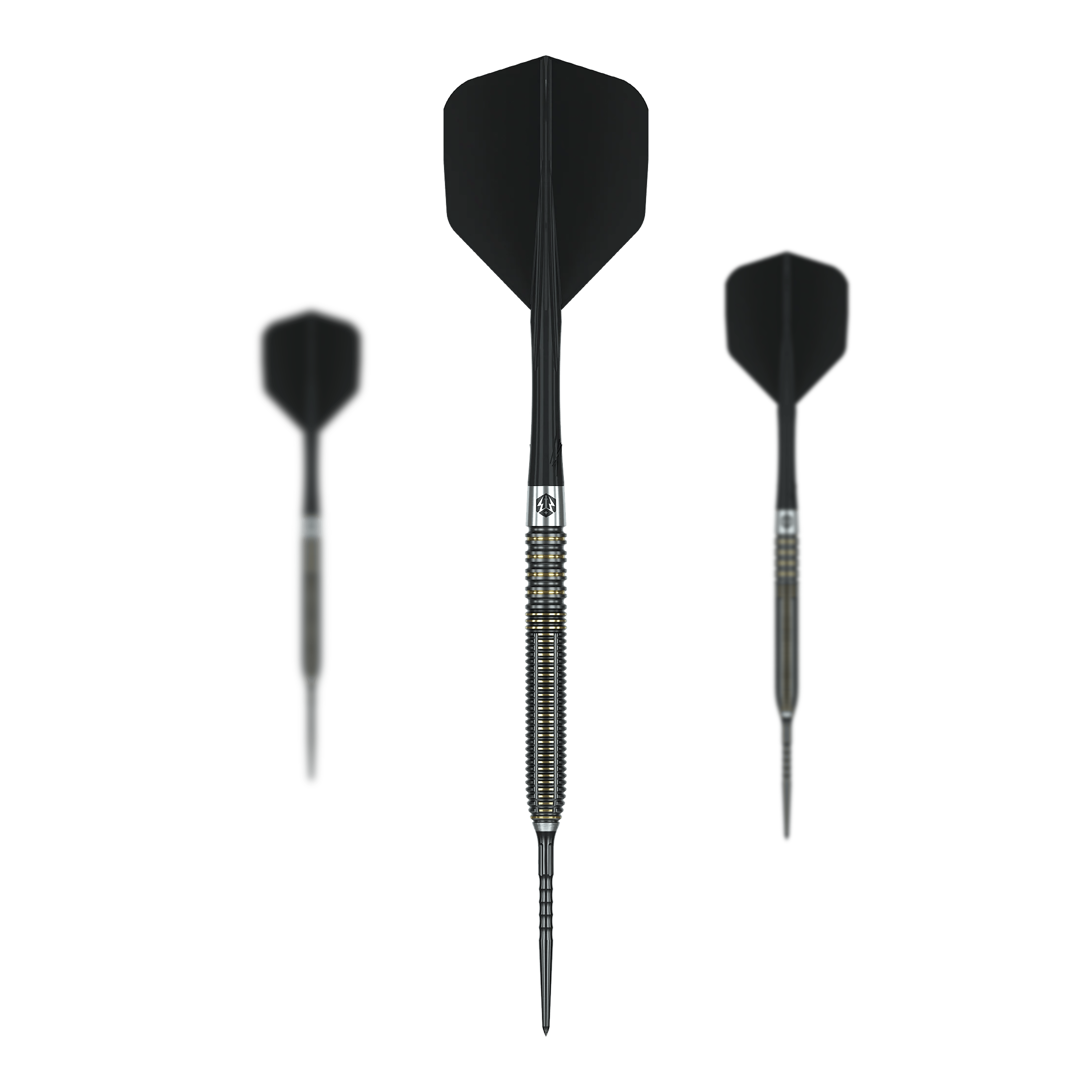 Caliburn V-Series V2 steel darts Abgebildet ist ein Set Caliburn V-Series V2 Steeldarts. Die Pfeile sind für präzises Dartspielen konzipiert.