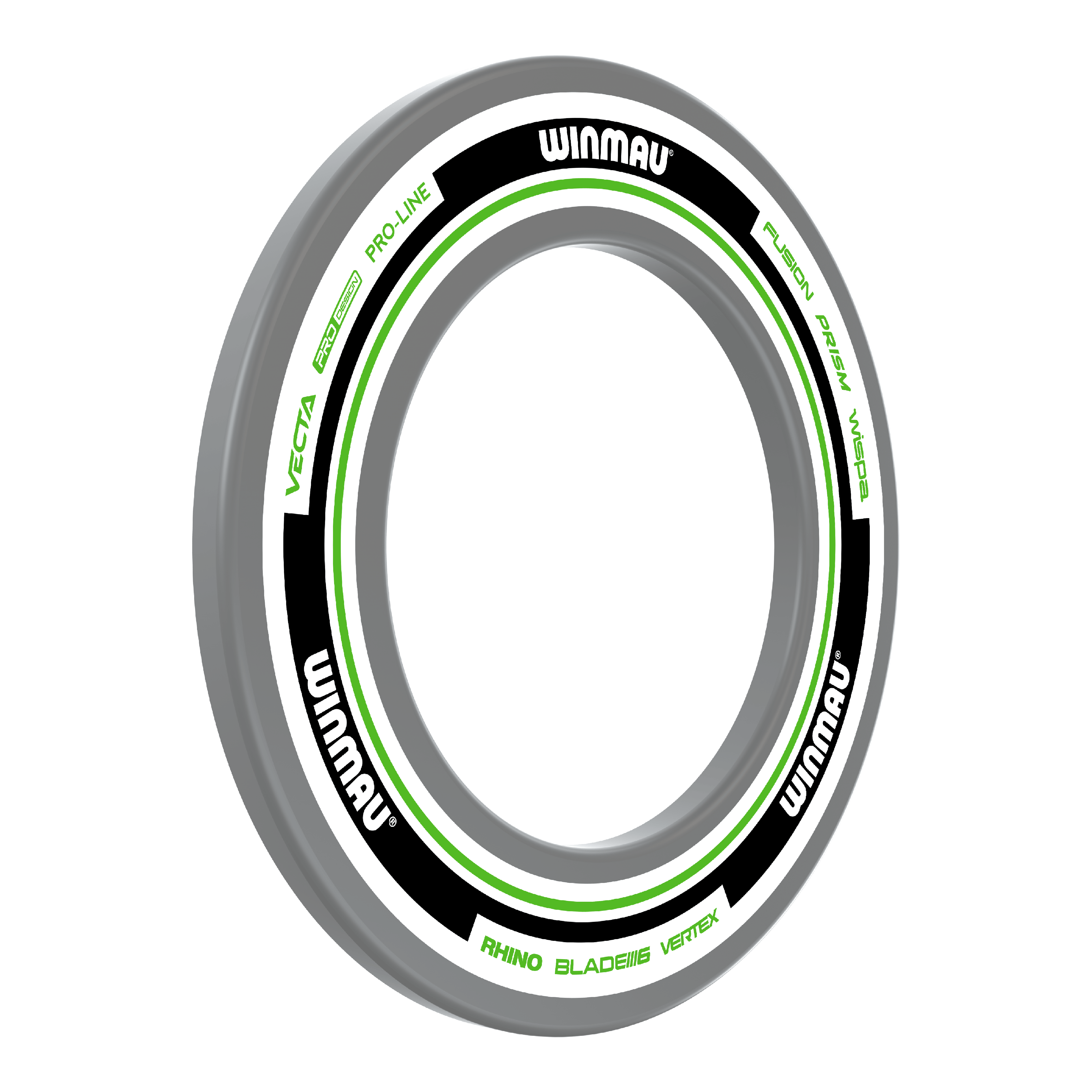 Winmau Advance Dartboard Surround - Weiß Grün