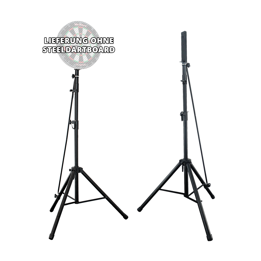 GranBoard 132 Electronic Dartboard with Hybrid Pro Dartboard Stand Das Bild zeigt das GranBoard 132 Elektronisches Dartboard und den Hybrid Pro Dartboardständer als Komplettset. Beide Produkte überzeugen durch ihre hochwertige Verarbeitung.
