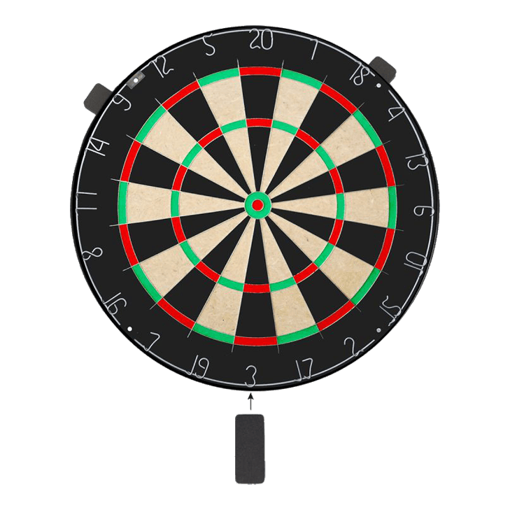 Karella Dartboard BullOut Set including 2 sets of steel darts Karella Dartboard BullOut Set including 2 sets of steel darts
