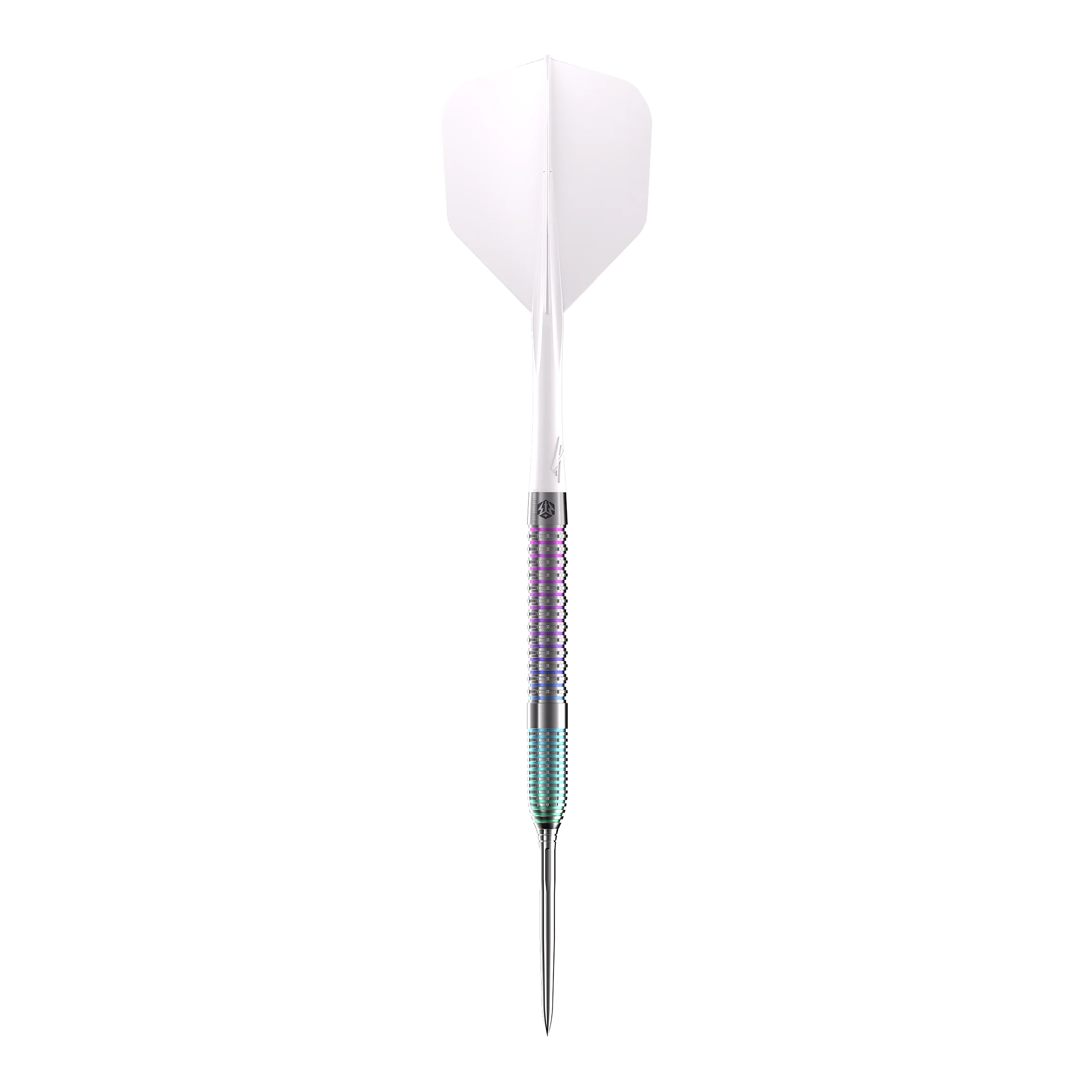 Caliburn Big Cats Ocelot steel darts Caliburn Big Cats Ozelot Steeldarts mit einem Gewicht von 23g. Das Bild zeigt den Steeldart aus einem anderen Blickwinkel.