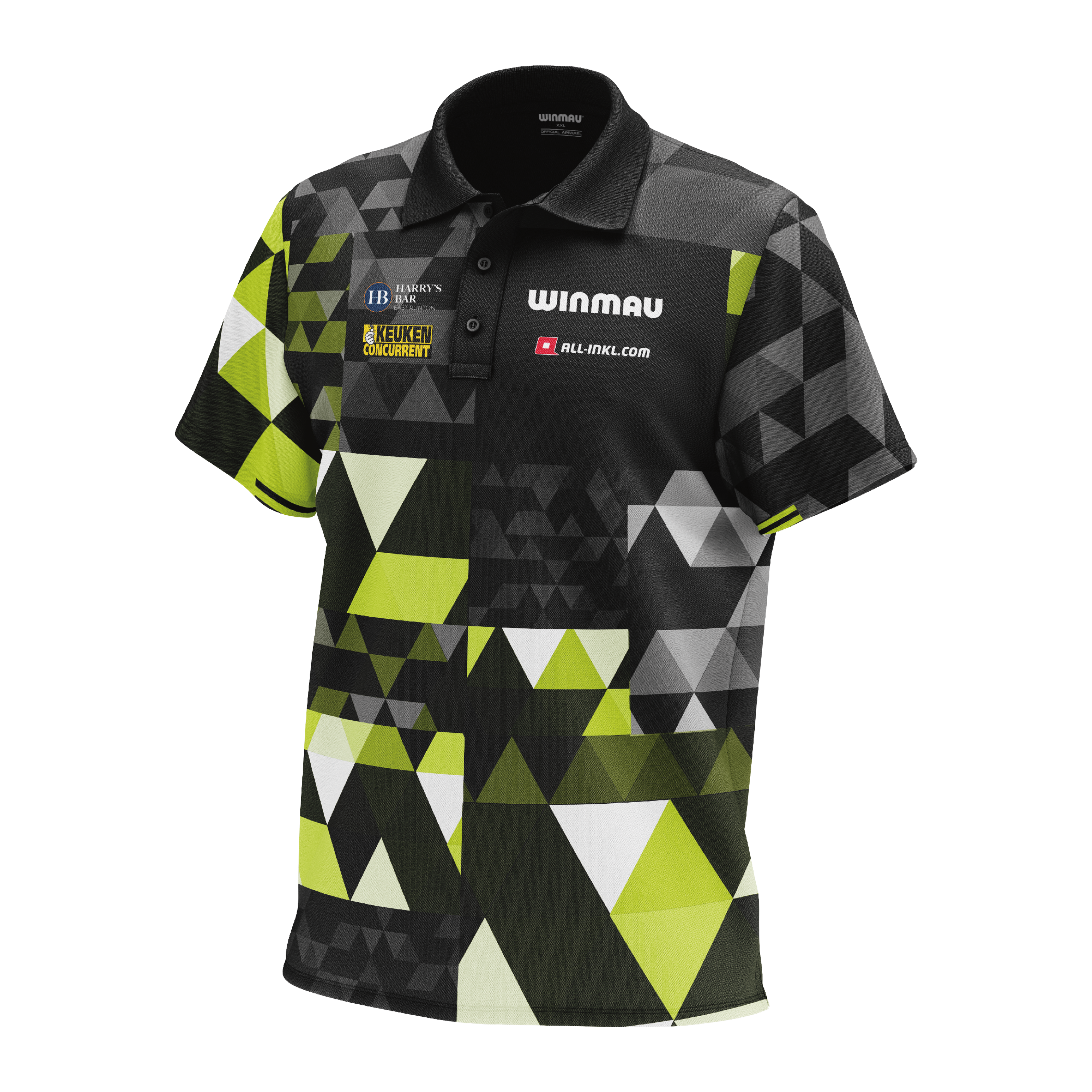 Winmau Michael Van Gerwen fan edition polo shirt Poloshirt der Winmau Michael Van Gerwen Fan-Edition. Dieses Shirt ist für Fans von Michael Van Gerwen gestaltet.