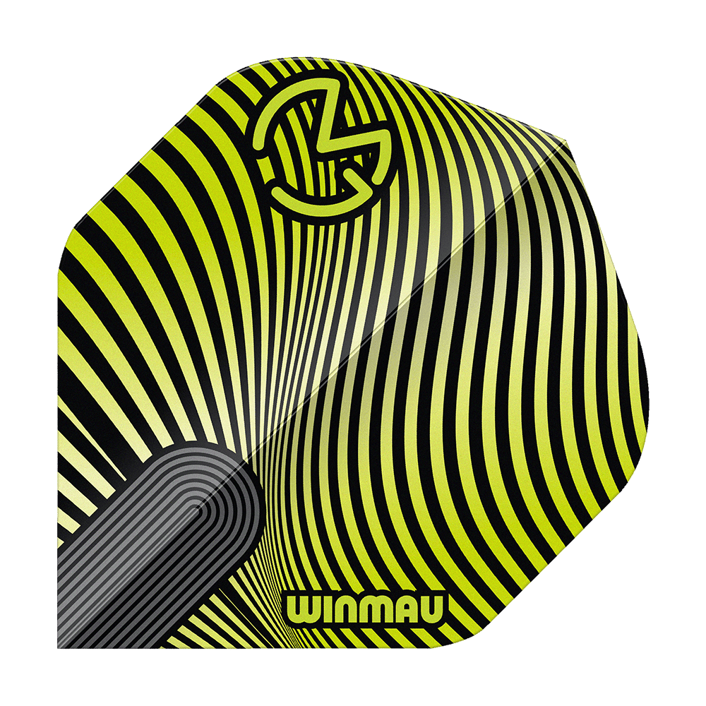 Winmau Prism Delta MvG Green Black No2 Standard Flights Dieses Bild zeigt die Winmau Prism Delta MvG Green Black No2 Standard Flights. Die Flights sind in den Farben Grün und Schwarz gehalten.