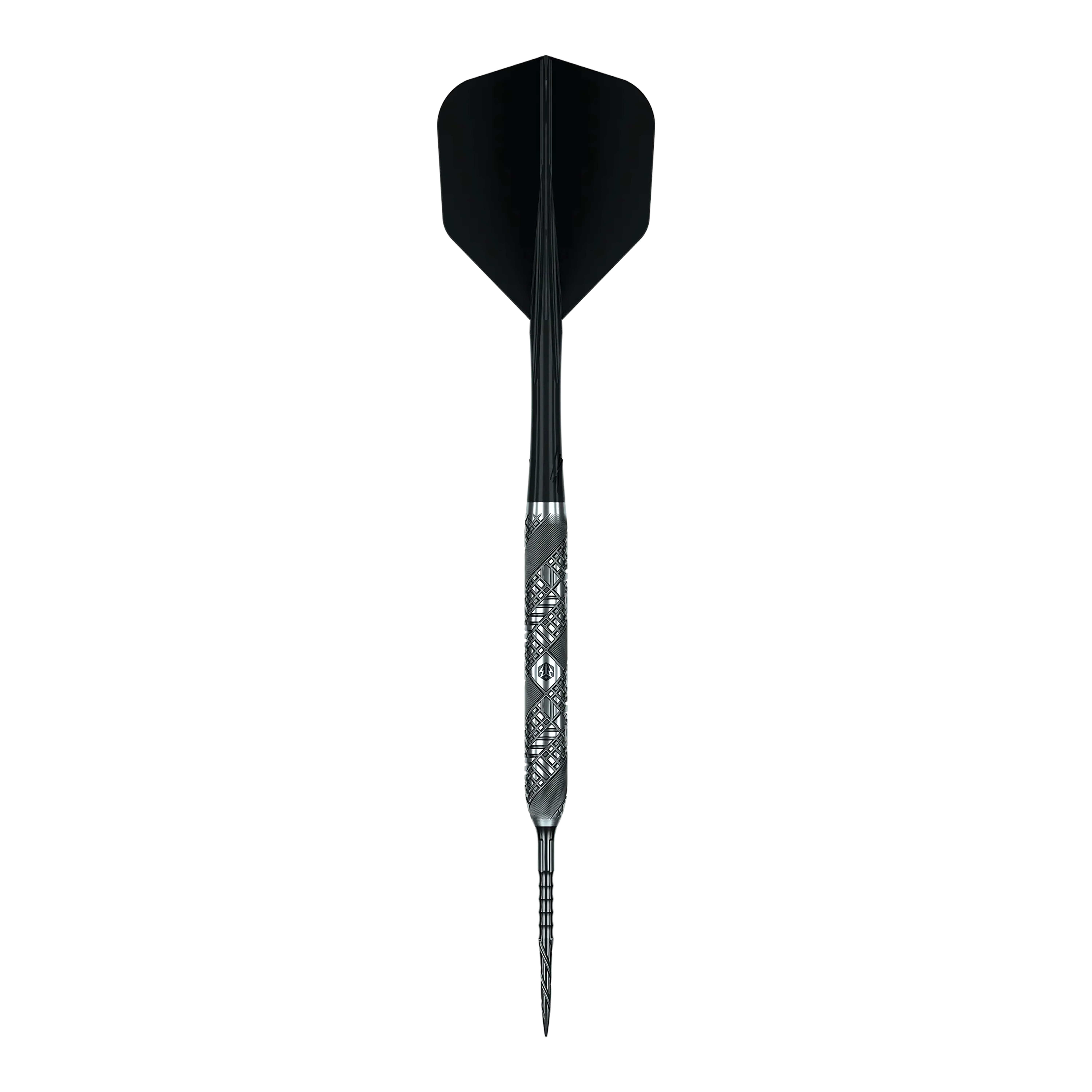 Caliburn Halo H3 steel darts - 21.5g Das Bild zeigt die Caliburn Halo H3 Steeldarts - 21,5g. Dies sind klassische Steeldarts mit silbernem Design.
