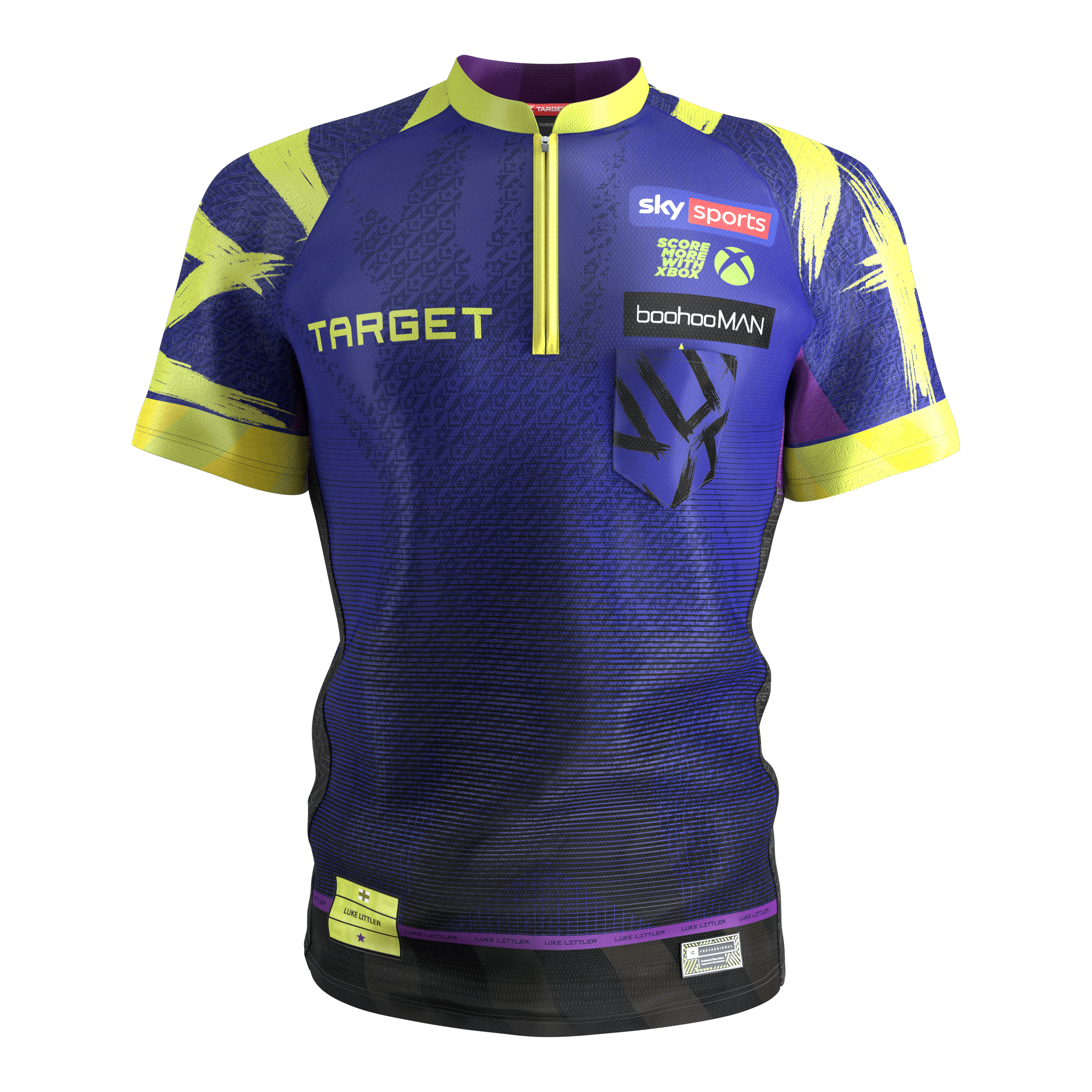 Target Luke Littler dart shirt 2026 Hier ist das Target Luke Littler Dartshirt 2026 abgebildet. Das Shirt eignet sich ideal für Dartspieler.