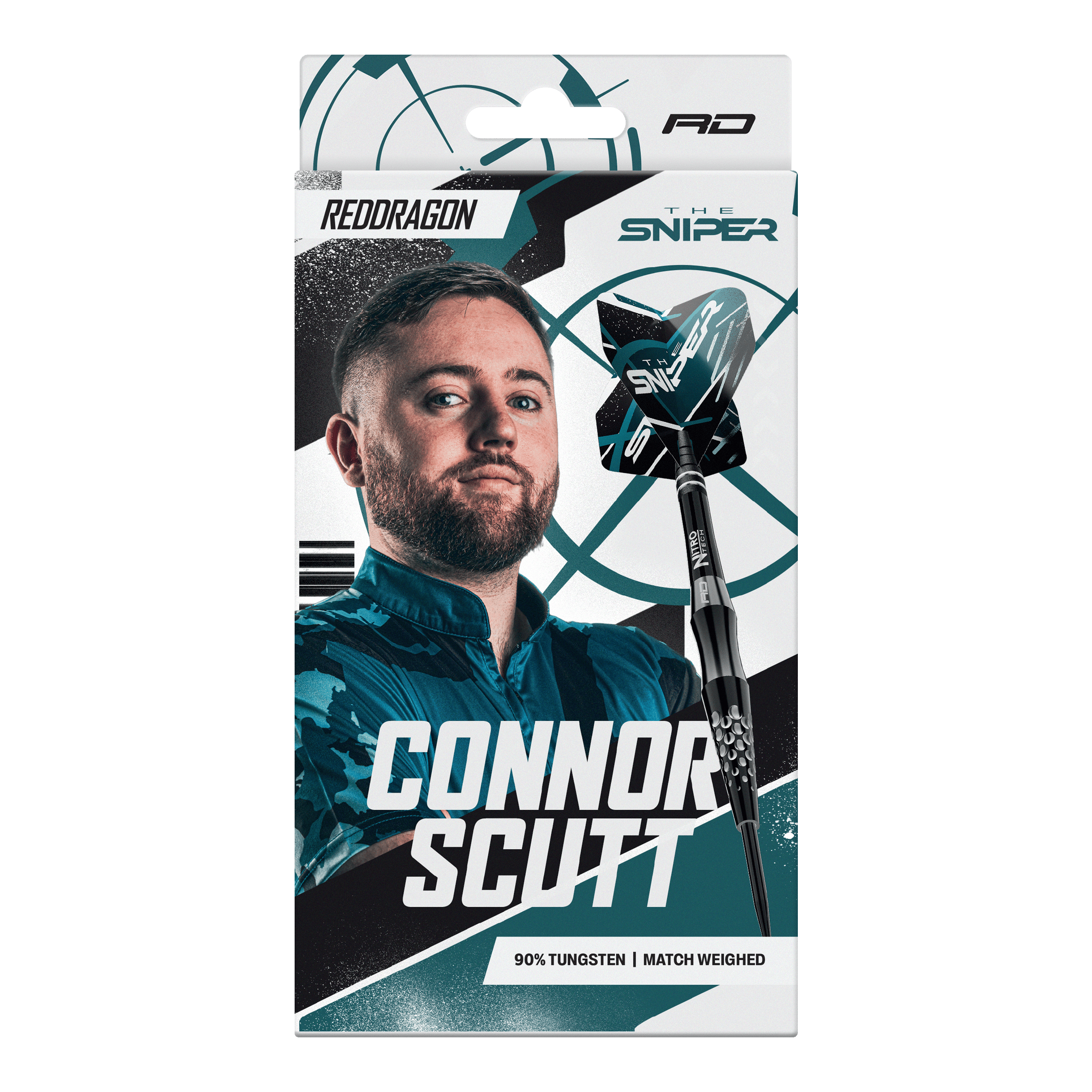 Red Dragon Connor Scutt The Sniper Steeldarts - 22g Gezeigt wird das Produkt Red Dragon Connor Scutt The Sniper Steeldarts - 22g. Die Steeldarts sind robust und perfekt ausbalanciert.