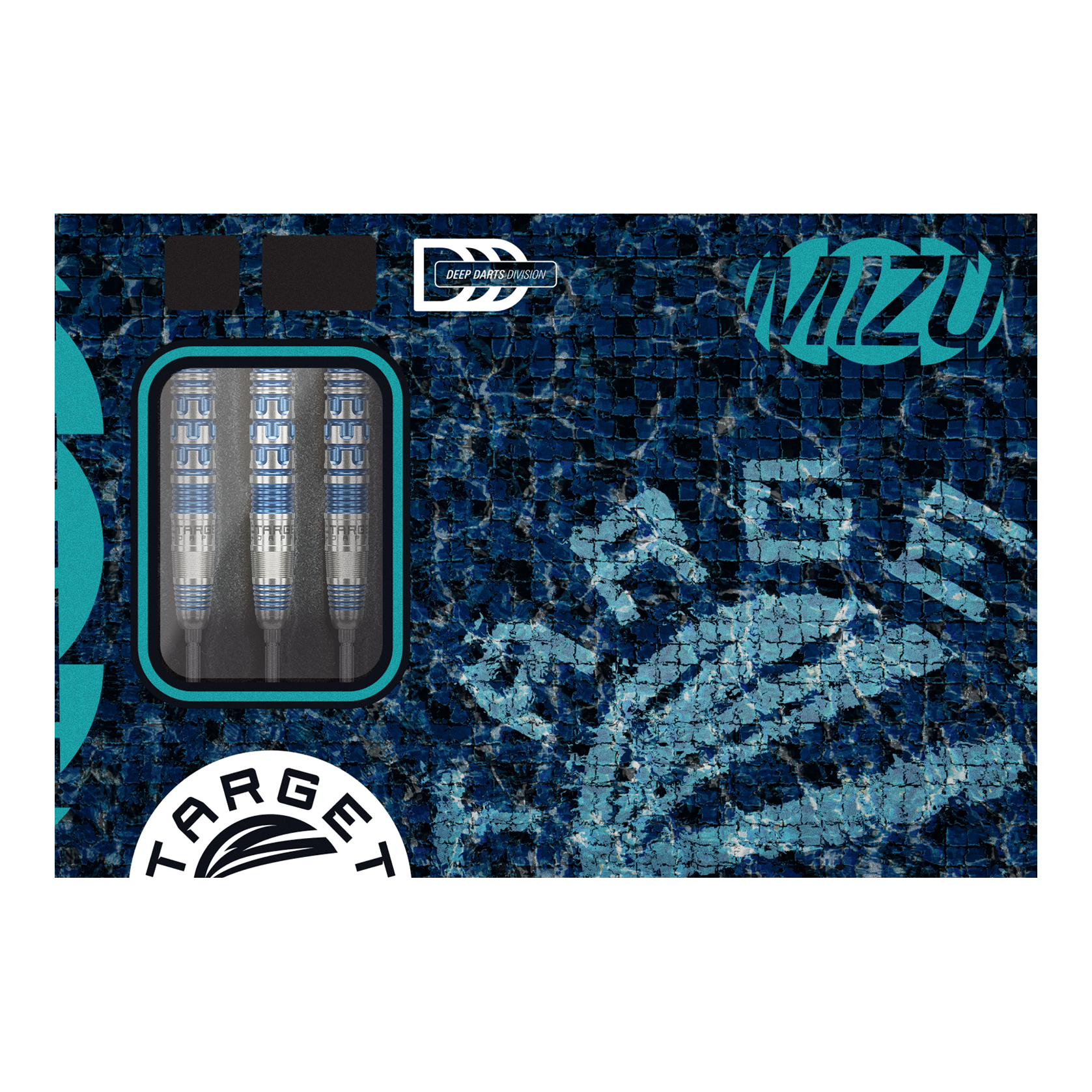 Target Japan Mizu Series 02 Swiss Point Steel Darts Das Bild zeigt die Target Japan Mizu Series 02 Swiss Point Steeldarts. Die Darts zeichnen sich durch ihr Design und ihre Qualität aus.