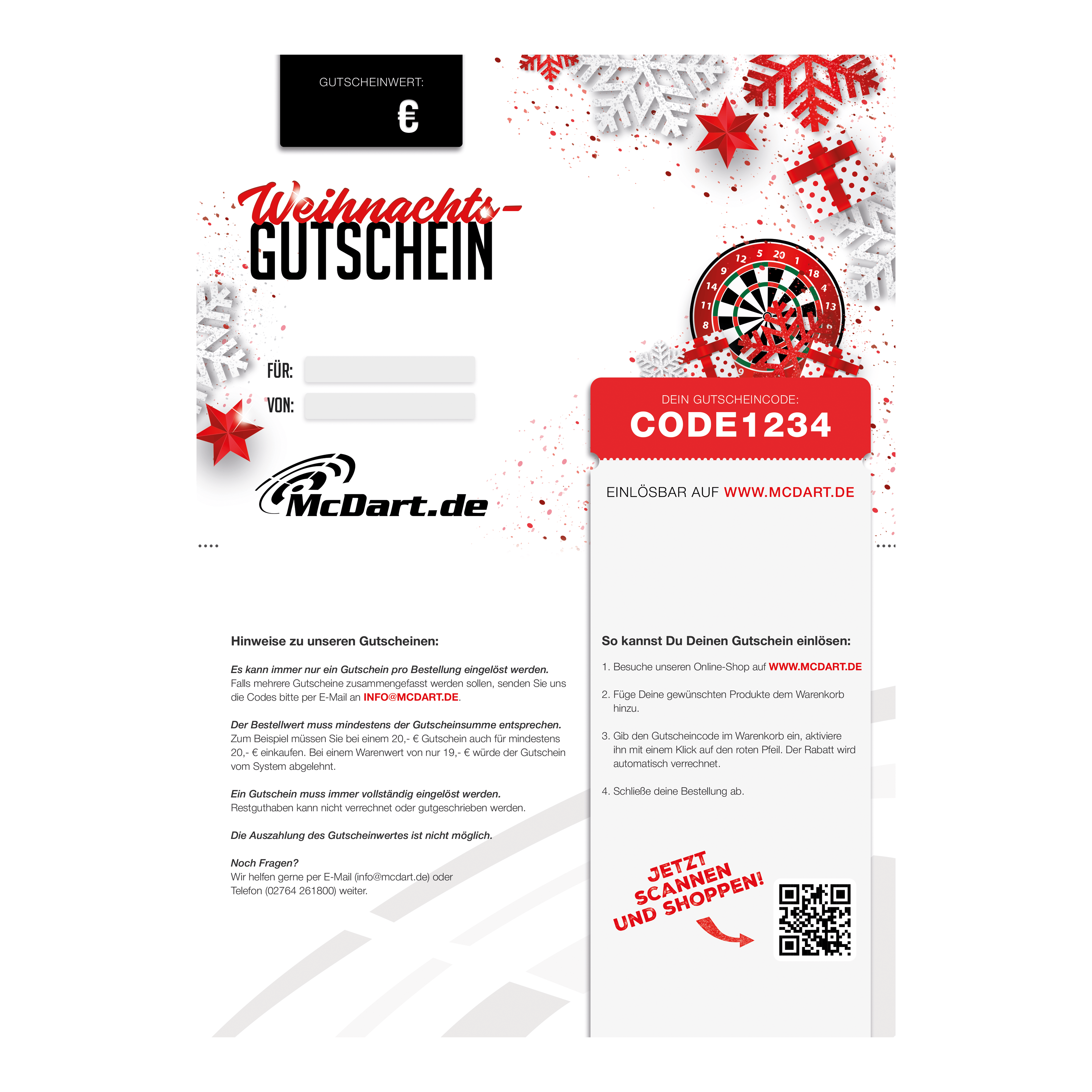 Christmas voucher