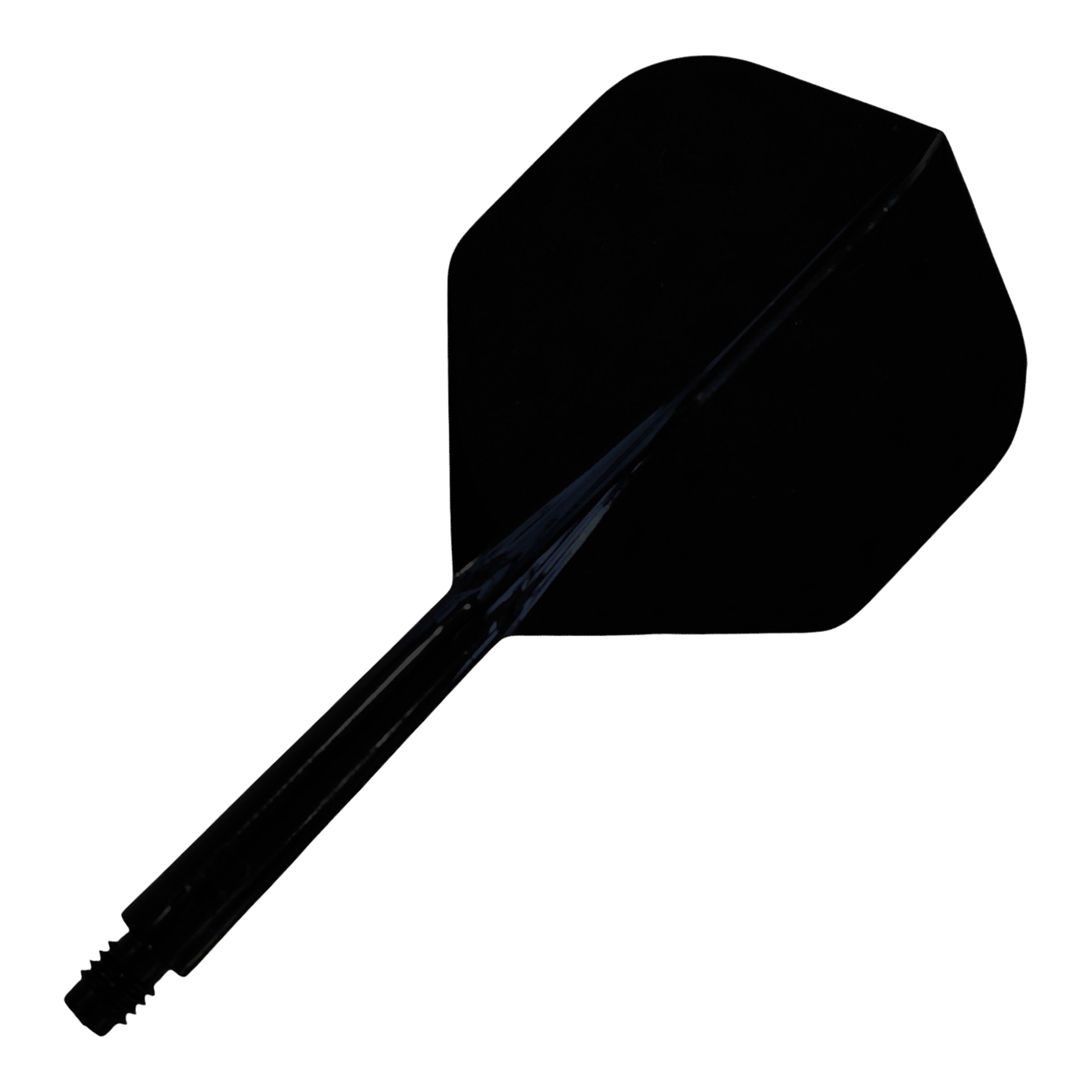 Evolution EVO1 Flight Shaft System - Black Abgebildet ist das Evolution EVO1 Flight-Shaft-System in Schwarz. Das Produkt wird einzeln vor weißem Hintergrund präsentiert.