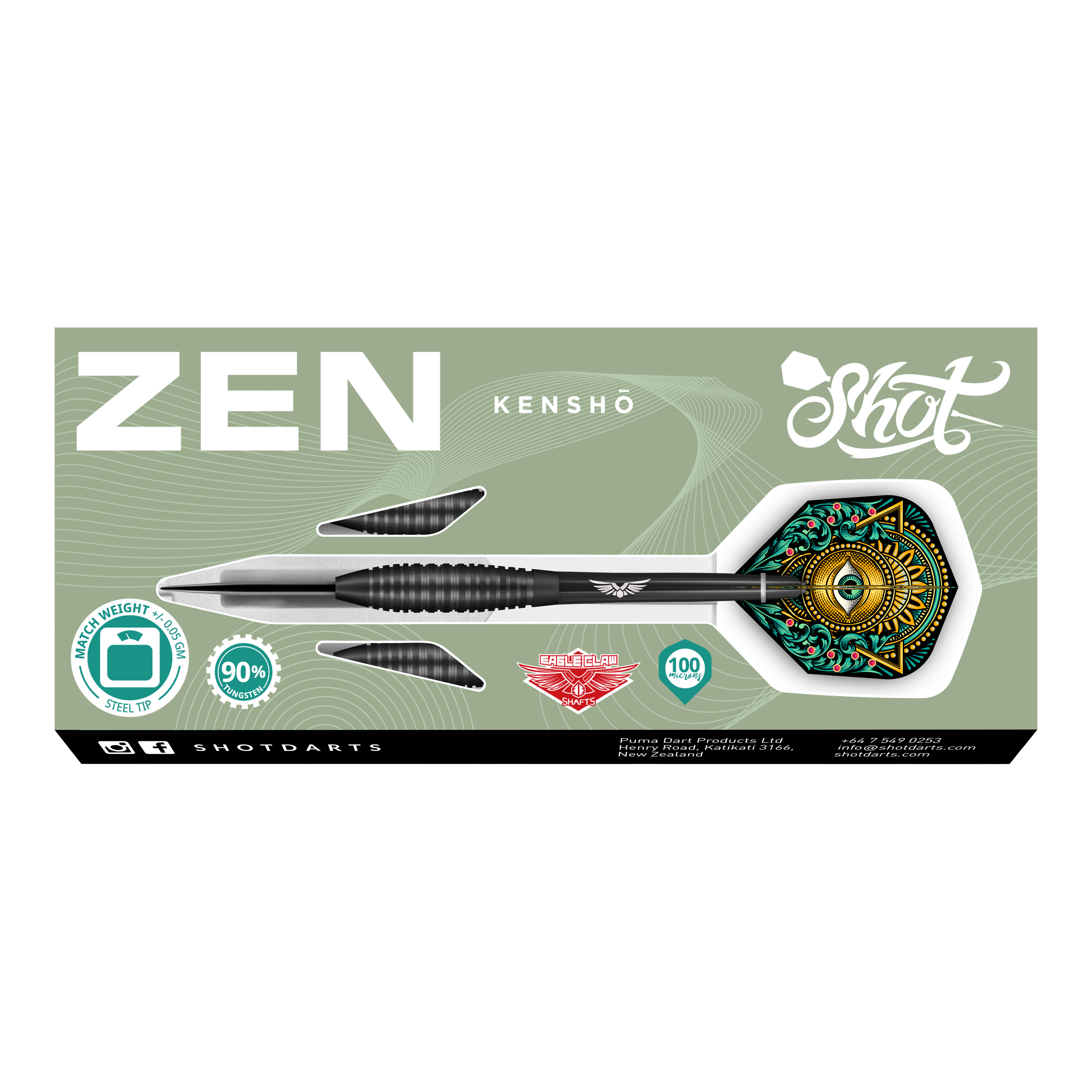 Shot ZEN Kensho steel darts