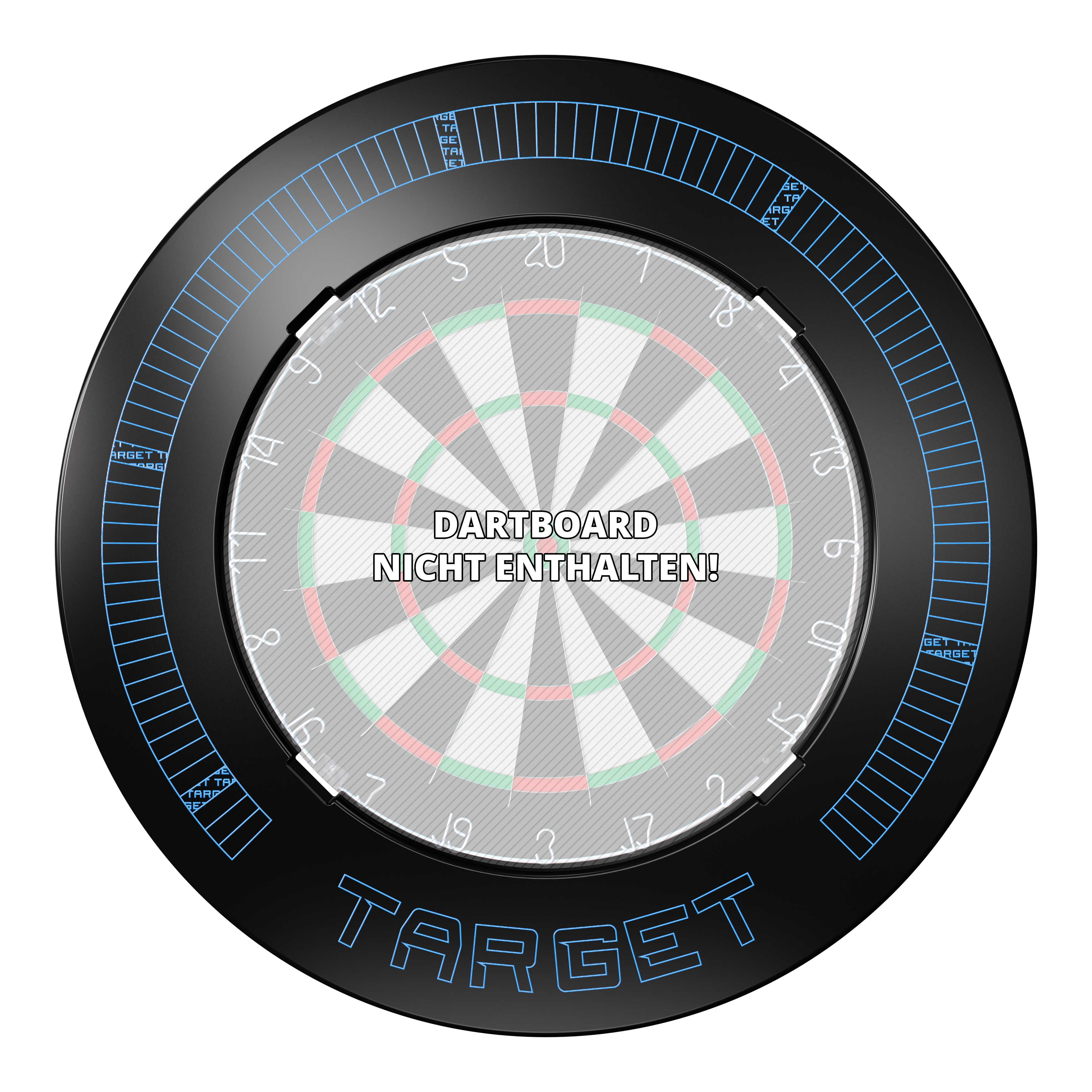 Target Corona Vision Notched Dartboard Surround with Lighting Target Corona Vision Notched Dartboard Surround with Lighting