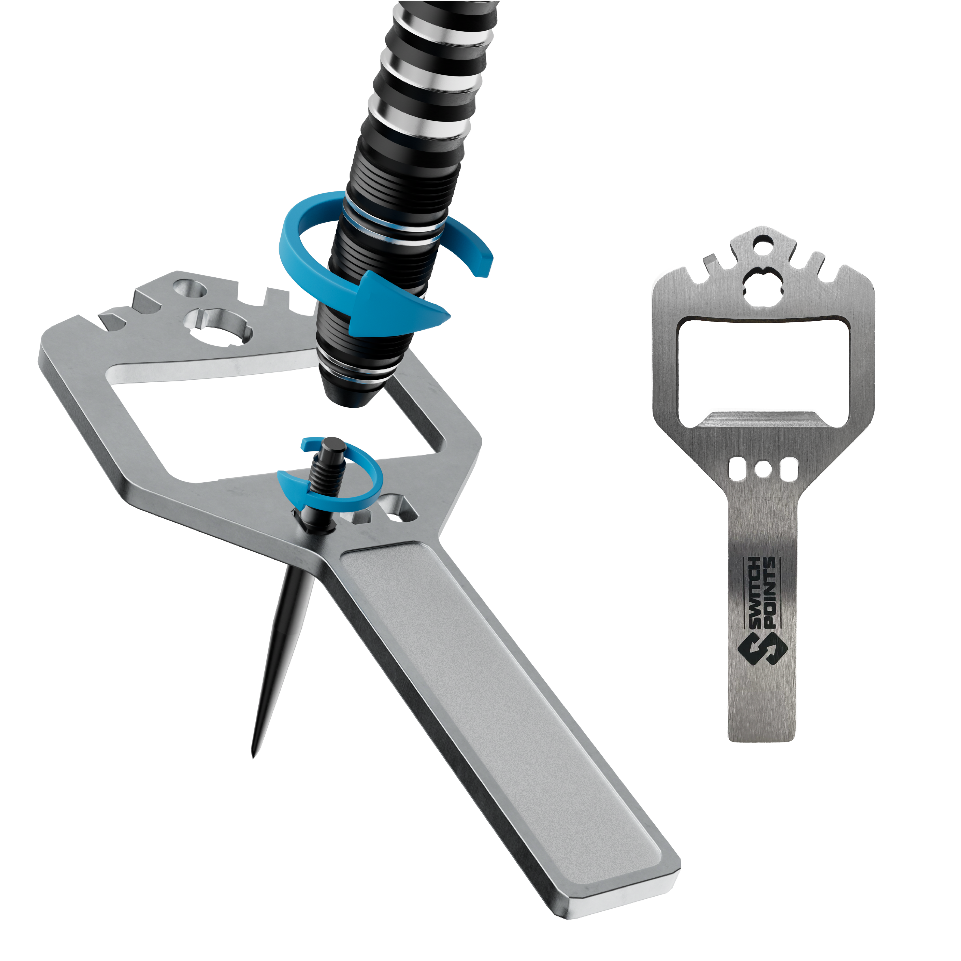 Abgebildet sind die Red Dragon Sable Torpedo Switch Point Steeldarts aus einer anderen Perspektive. Die Details der Darts sind gut erkennbar.