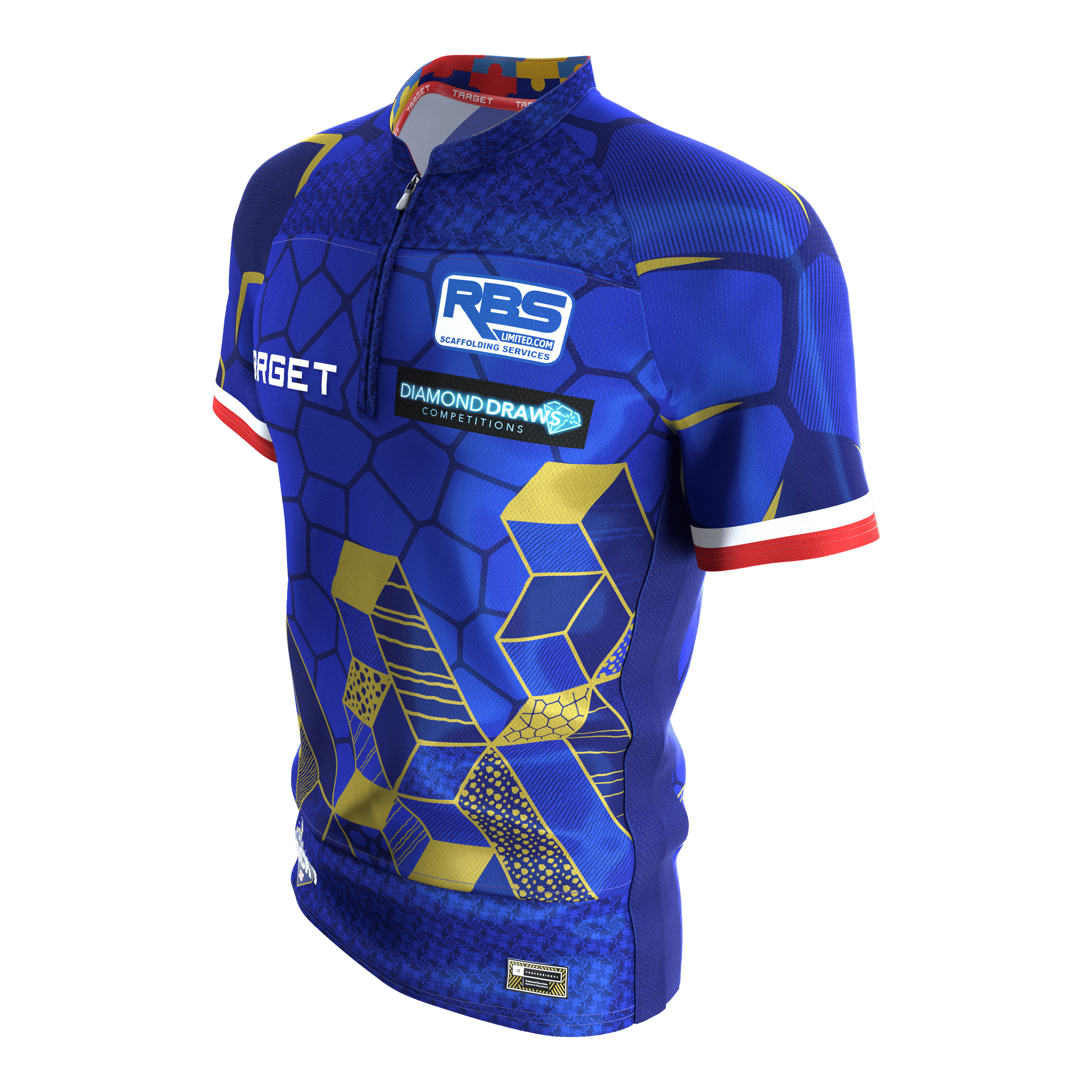 Target Josh Rock Dart Shirt 2027 Zu sehen ist das Target Josh Rock Dartshirt 2027. Das Shirt eignet sich hervorragend für Dart-Enthusiasten.