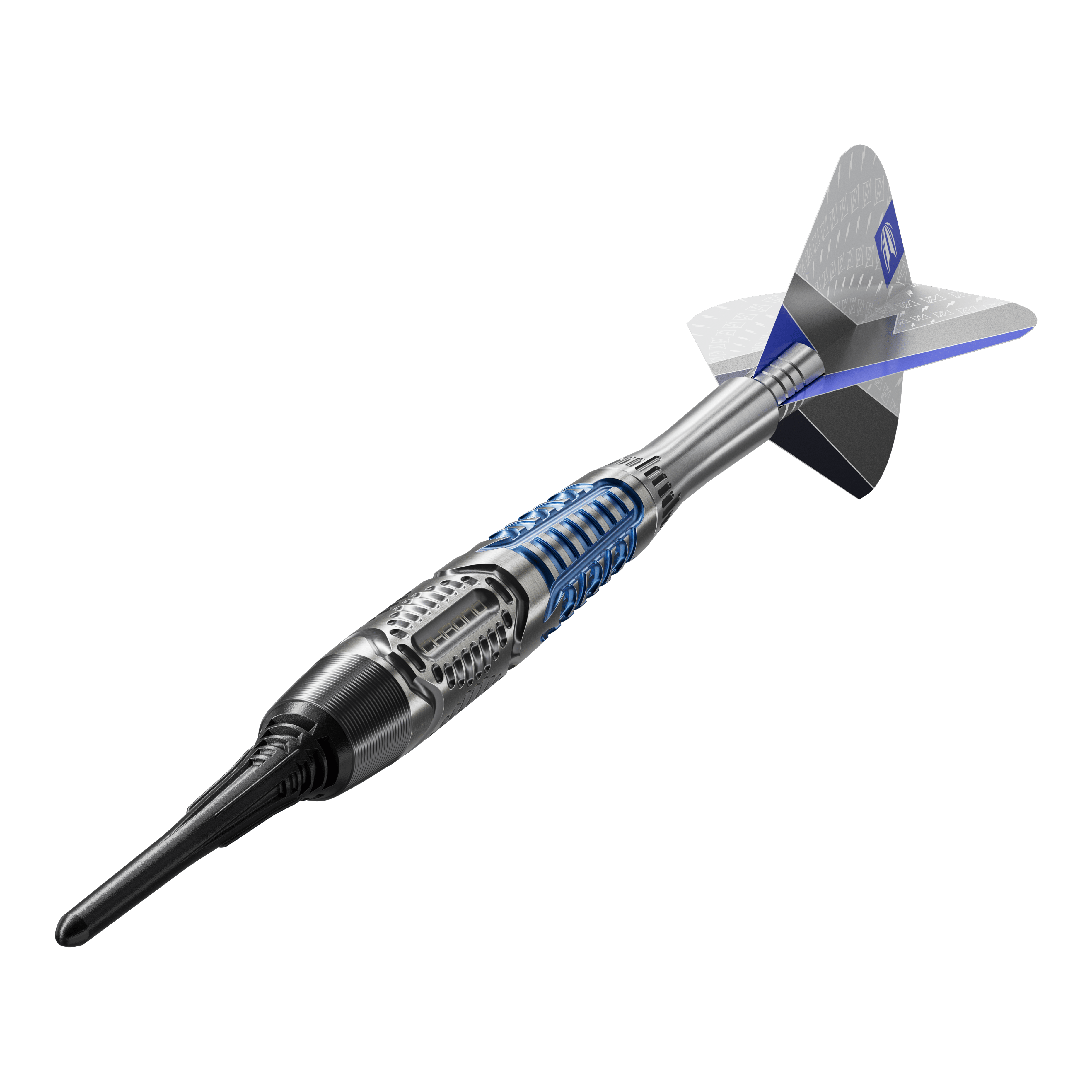 Target Phil Taylor Power X Chrono soft darts Dieses Bild zeigt die Target Phil Taylor Power X Chrono Softdarts. Sie wurden für präzises und professionelles Dartspiel entwickelt.
