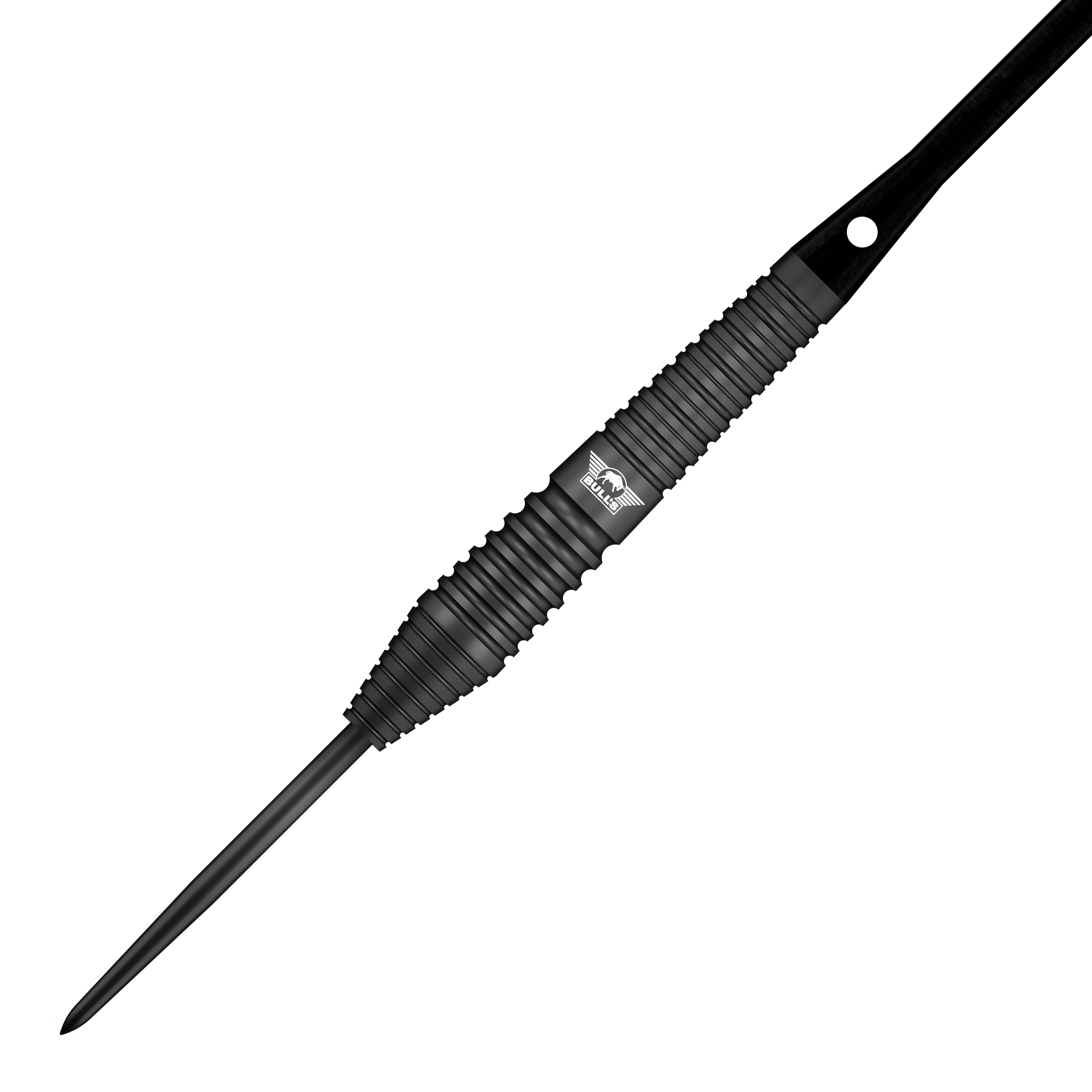 Bulls NL Max Hopp Black Steel Darts Abbildung der Bulls NL Max Hopp Black Steeldarts. Die Steeldarts sind aus einer anderen Perspektive zu sehen.