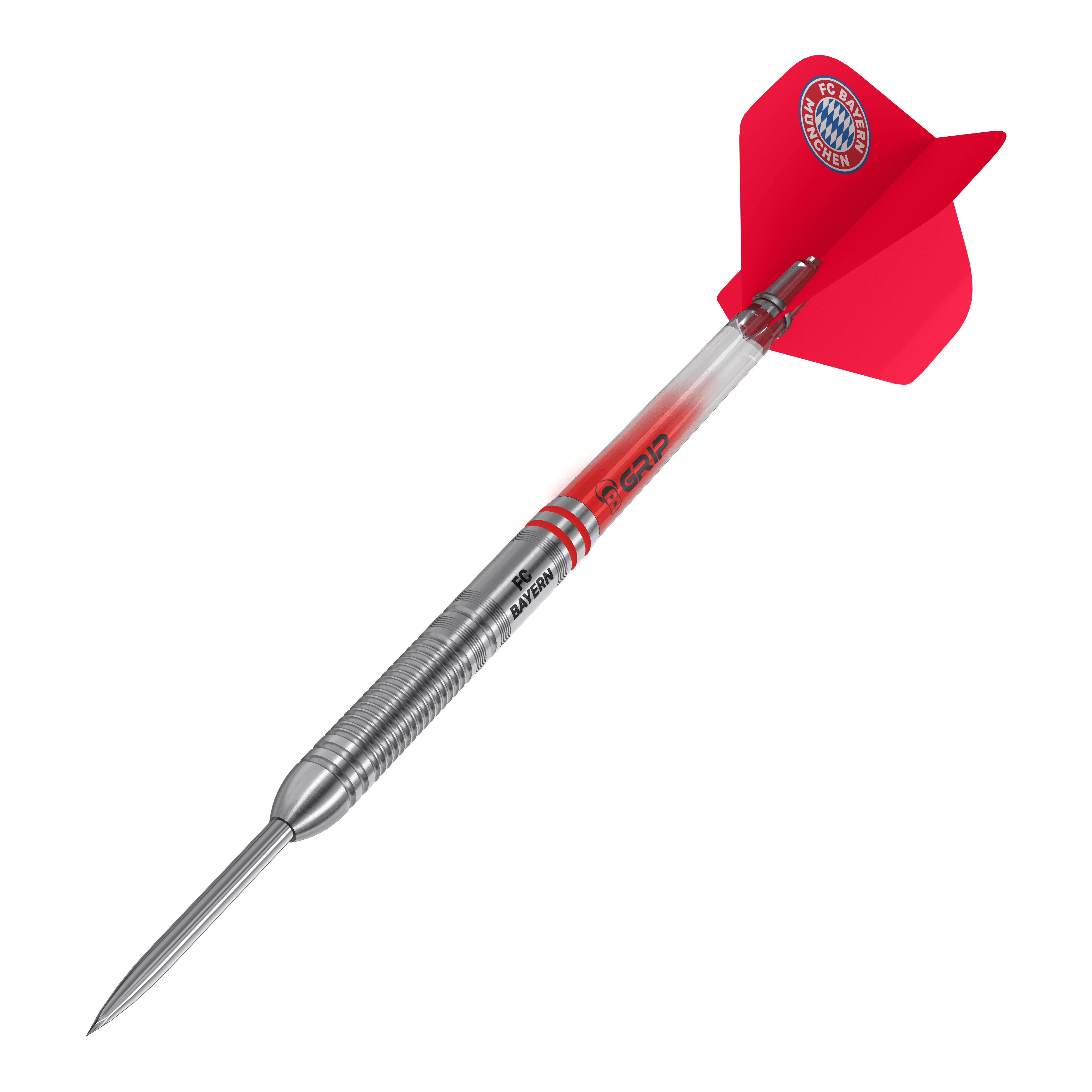 Bulls FC Bayern Munich Tungsten Steel Darts Abgebildet sind die Bulls FC Bayern München Tungsten Steeldarts. Die Darts sind besonders für Fans des FC Bayern gestaltet.