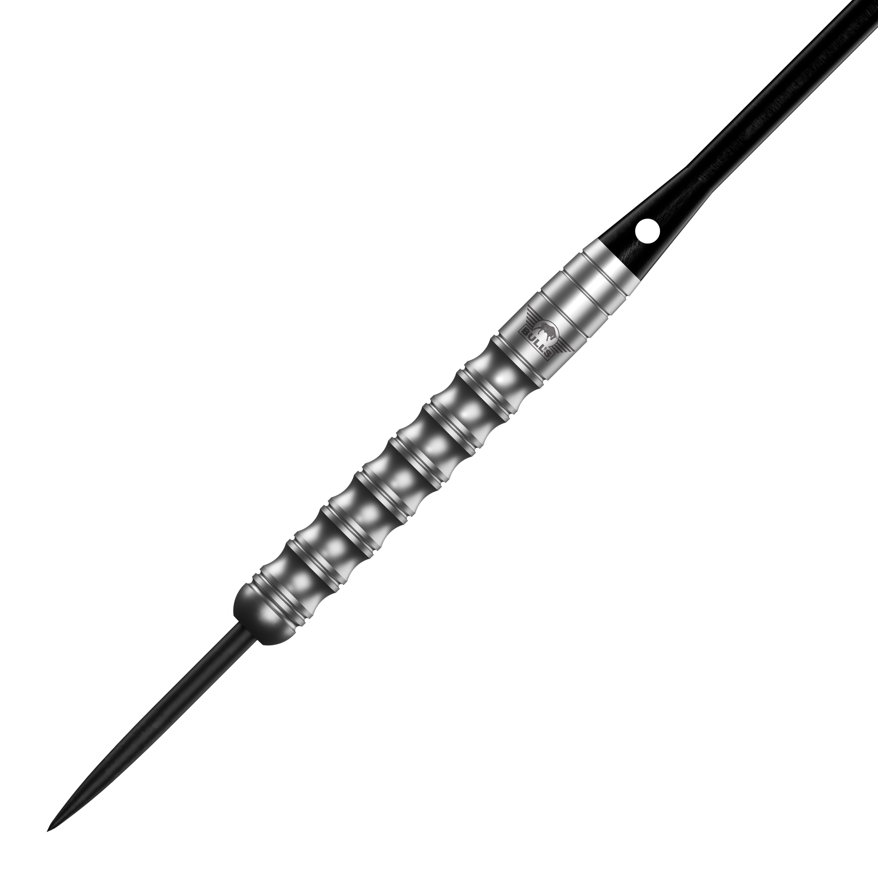 Bulls NL Chaos Green Steel Darts - 24g Zu sehen sind die Bulls NL Chaos Green Steeldarts mit 24g. Zwei grüne Steeldarts werden dargestellt.