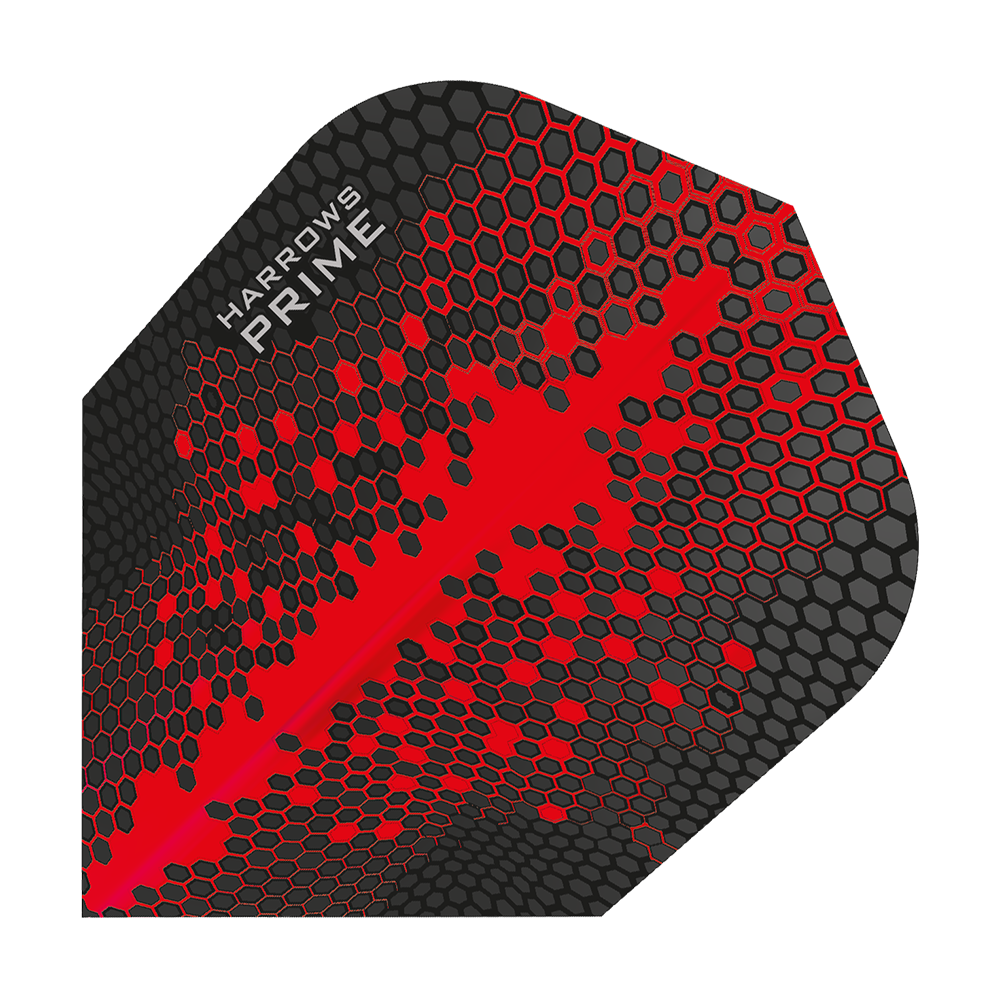 Harrows Prime Red Hex No6 Flights