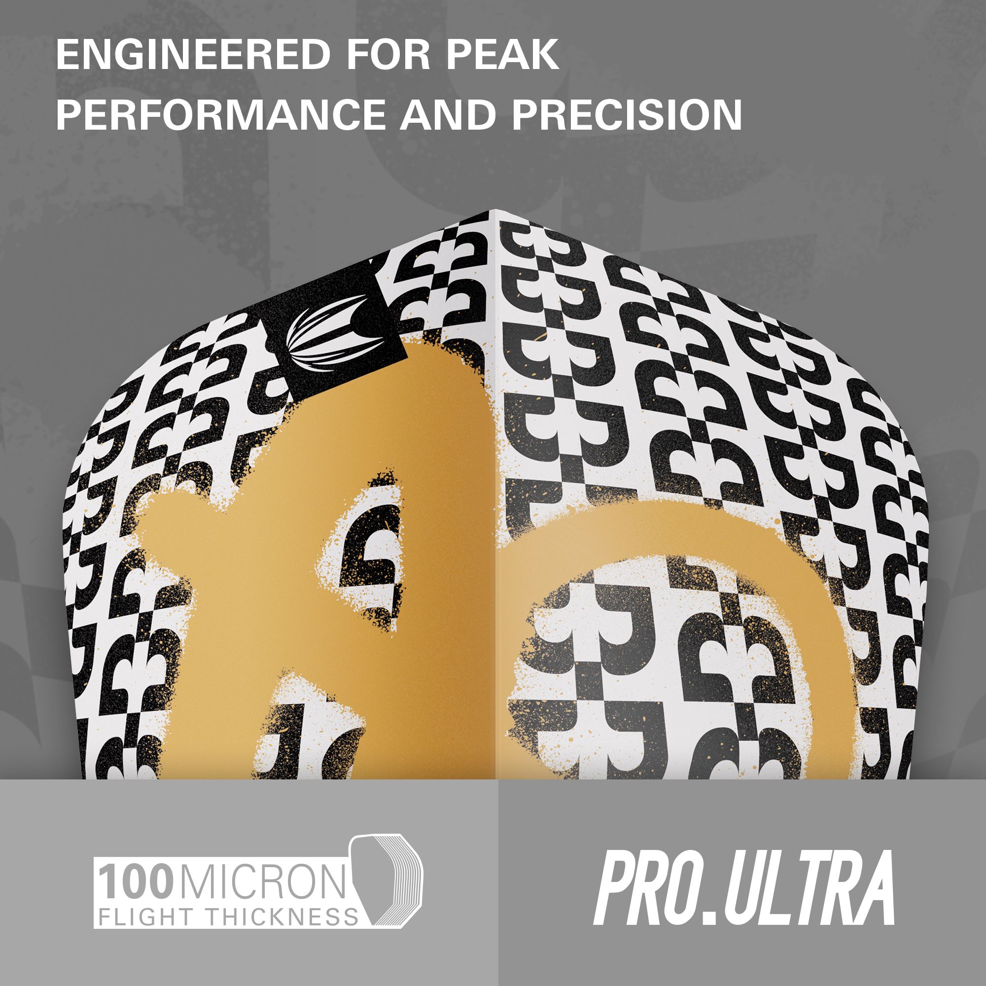 Abgebildet ist das Produkt Target Pro Ultra Bolide Envy No6 Flights - 3 Sets. Das Bild zeigt die speziellen Flights, die für Dartpfeile verwendet werden.