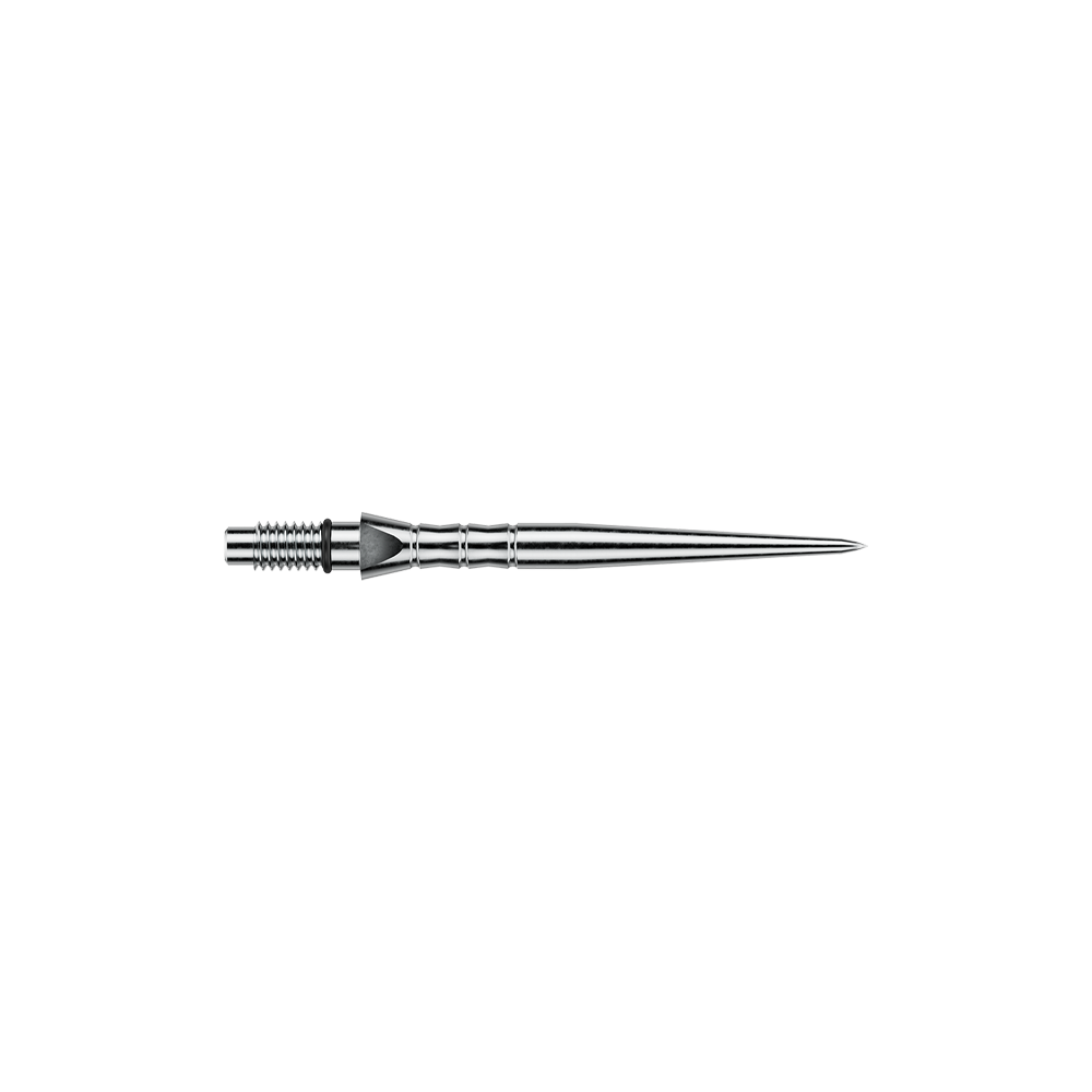 Winmau Switch Point Wave steel dart tips - Silver Effect Hier sieht man Winmau Switch Point Wave Silver Effect Steeldartspitzen mit 26 mm Länge. Die Dartspitzen haben einen silbernen Welleneffekt.