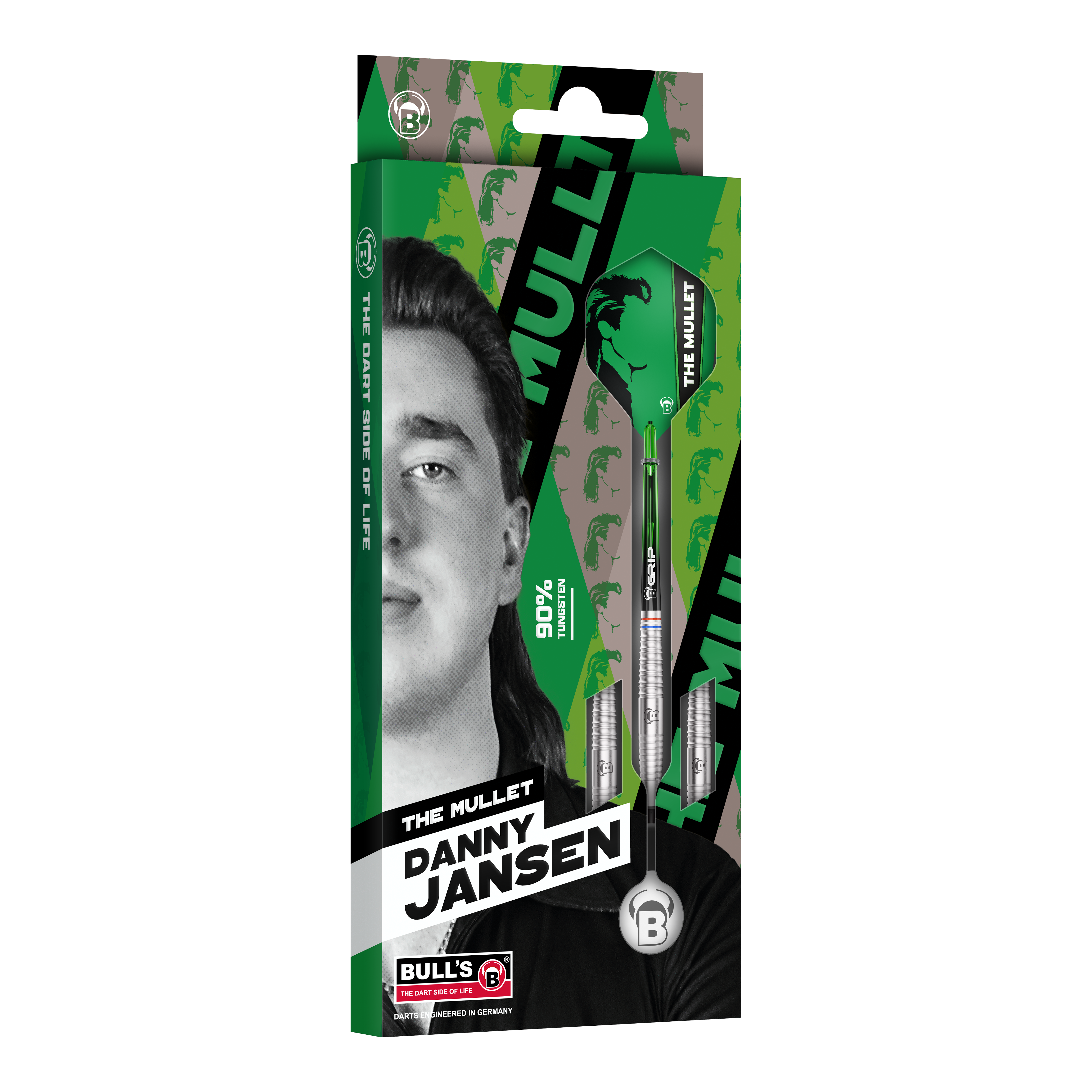 Bulls Danny Jansen soft darts - 20g Hier ist der Bulls Danny Jansen Softdart mit 20g Gewicht abgebildet. Das Produkt eignet sich für professionelle Softdartspiele.