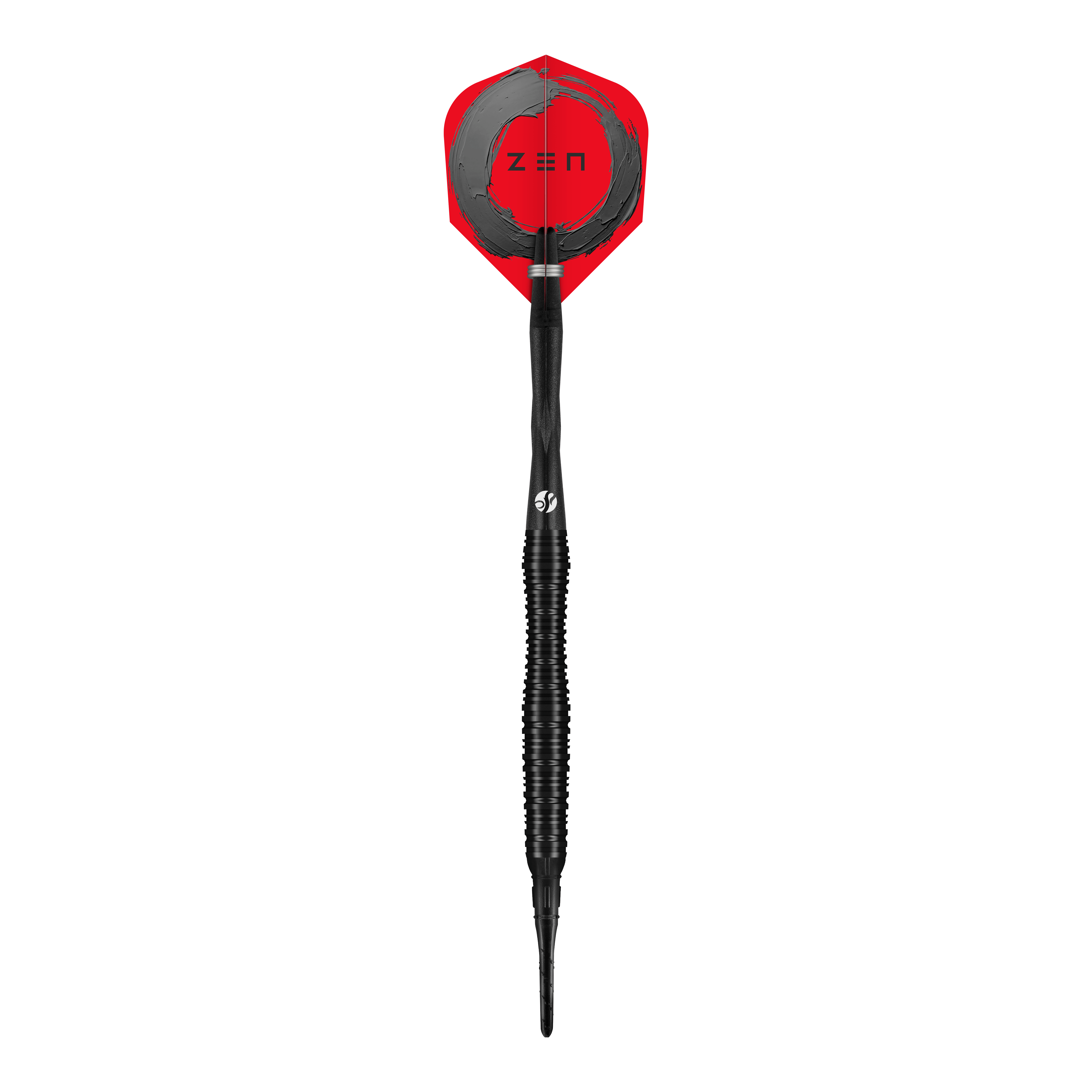 Shot ZEN Scallop Soft Darts - 20g Hier sind die Shot ZEN Scallop Softdarts mit 20g Gewicht abgebildet. Das Bild zeigt die schlanke Form und das strukturierte Barrel.