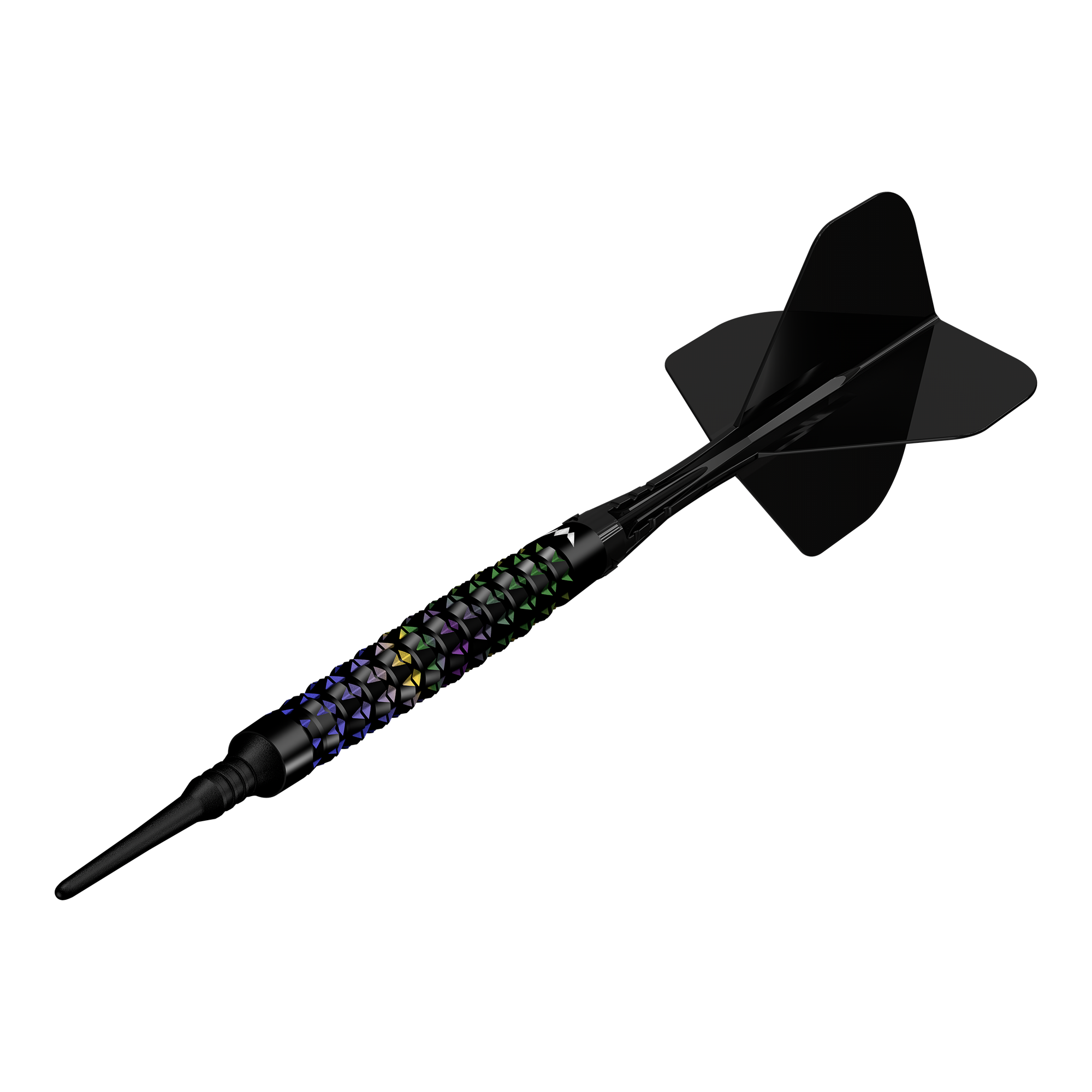 Mission Black Opal Soft Darts - 20g Abgebildet sind die Mission Black Opal Softdarts - 20g. Die Softdarts sind klar erkennbar dargestellt.