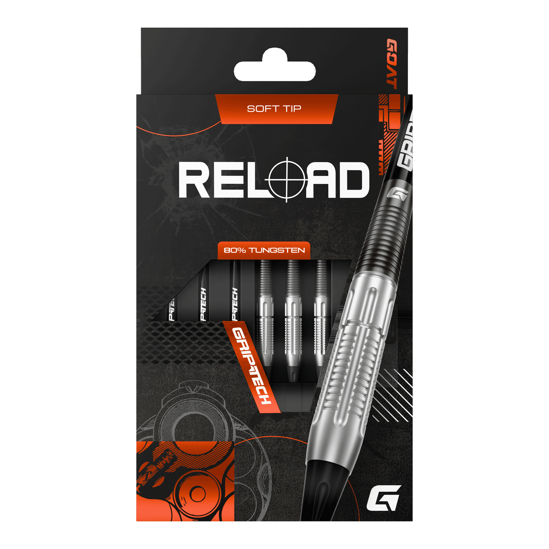 GOAT Reload Softdarts - 20g Abgebildet sind die GOAT Reload Softdarts mit einem Gewicht von 20g. Diese Softdarts verbinden Präzision und modernes Design.